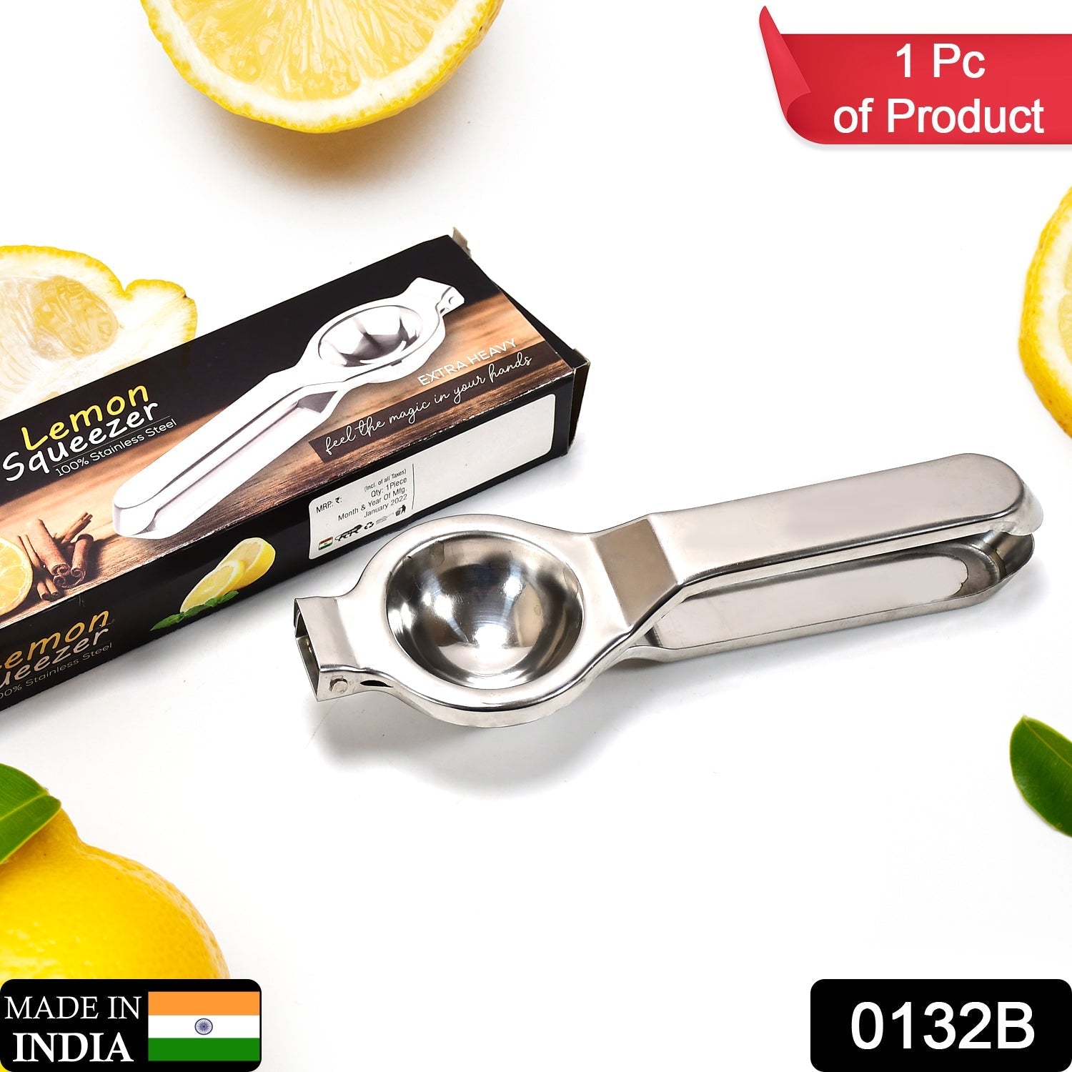 0132B Stainless Steel Lemon Squeezer