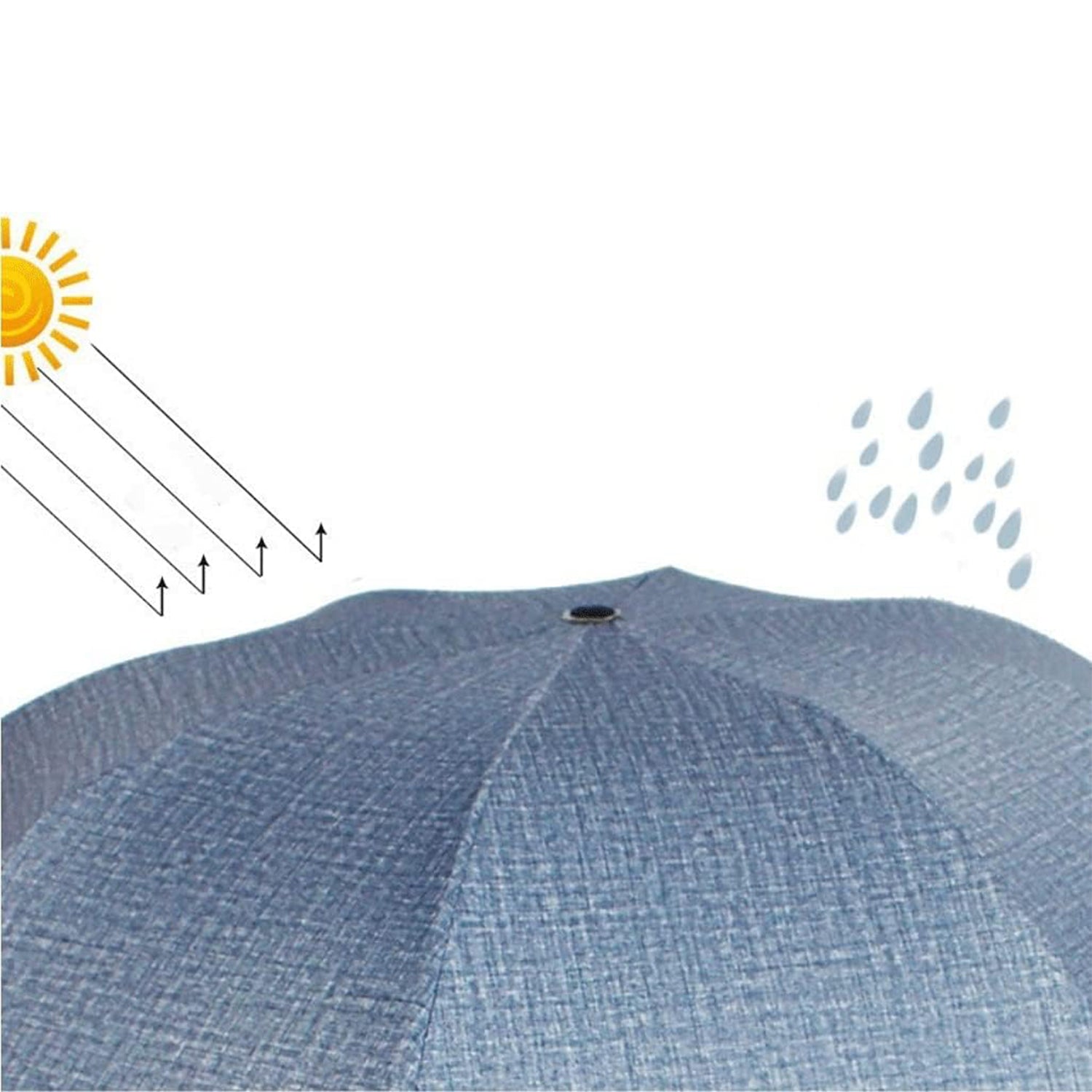 8562 3-Fold Umbrella Summer Sun and Rain Protection Foldable Cute Umbrella || UV Protection Rain Sun Umbrella || Travel Accessories || Umbrella for Children, Girls, and Boys (1 Pc / With Zip Case)