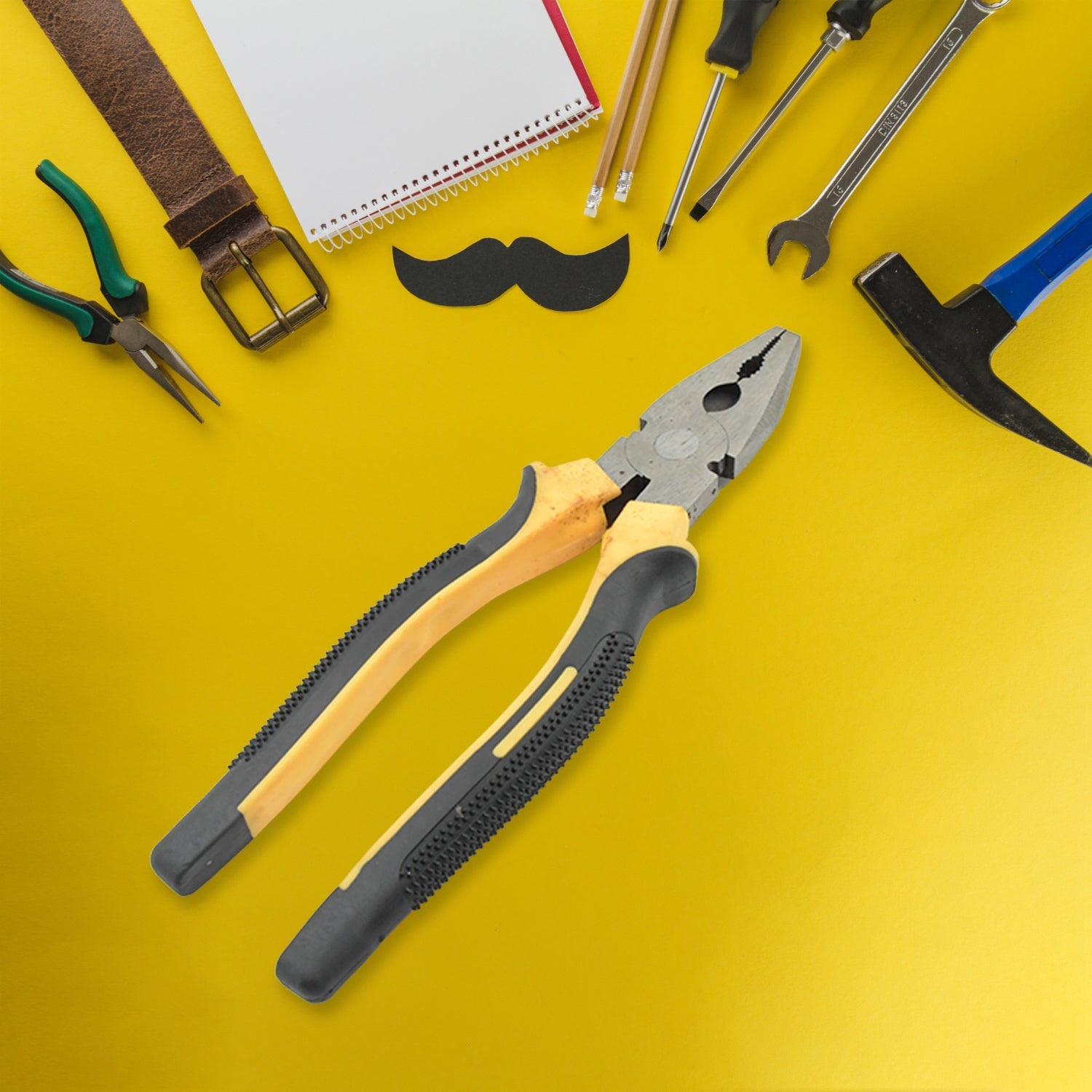 1698 Wire Beading Featured Repair Tool Serrated reliable efficacy Jaws Combination Cutting Plier, Sturdy Steel Combination Plier for Home & Professional Use 1pc