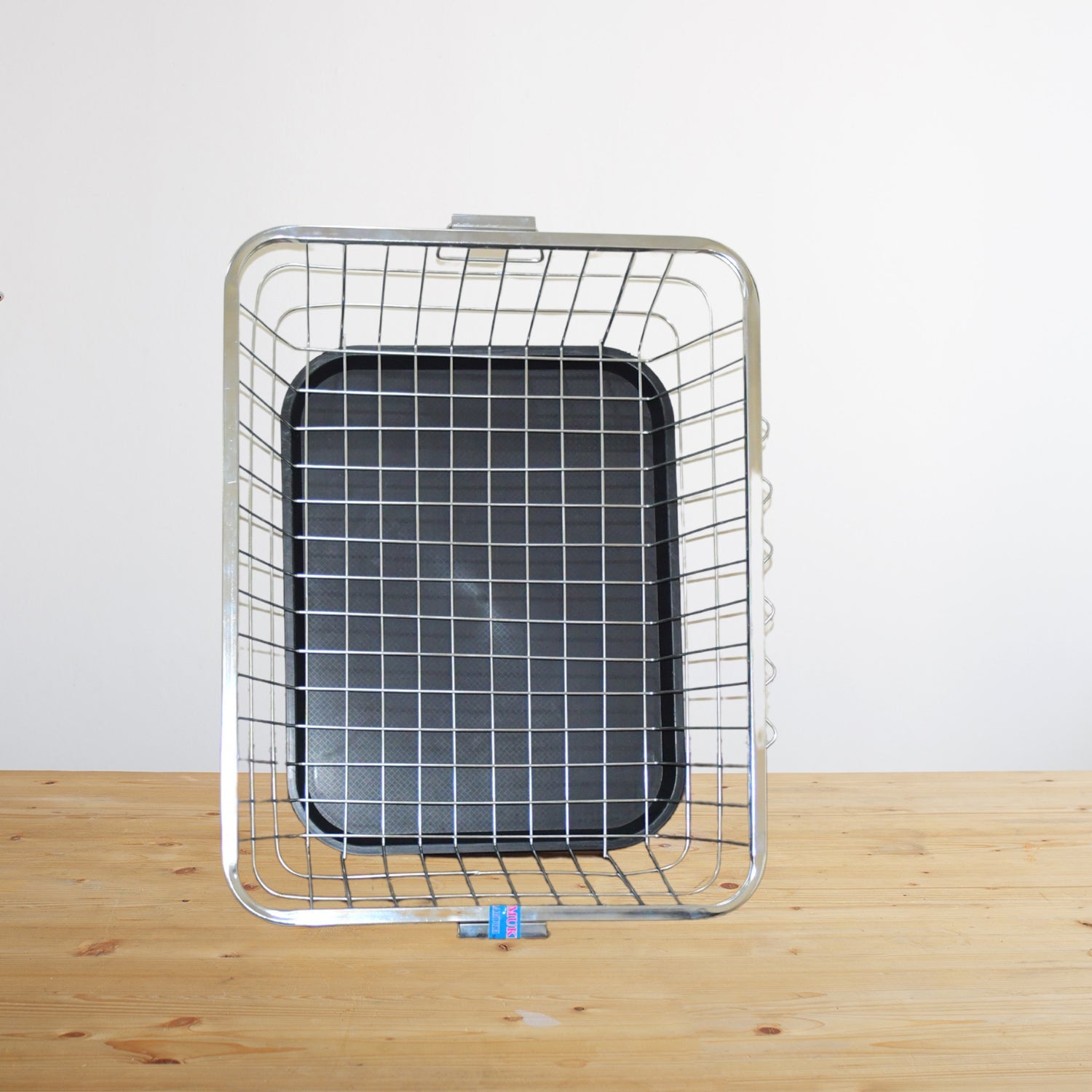 5853 Dish Drainer Rack With Drip Tray Stainless Steel Dish Drainer Rack with Drip Tray, Utensil Drying Stand for Kitchen Plate Rack Bartan Basket for Kitchen Utensils/Dish Drying Rack with Drainer/Bartan Basket/Plate Stand ( 57 x 45 x 19 cm)