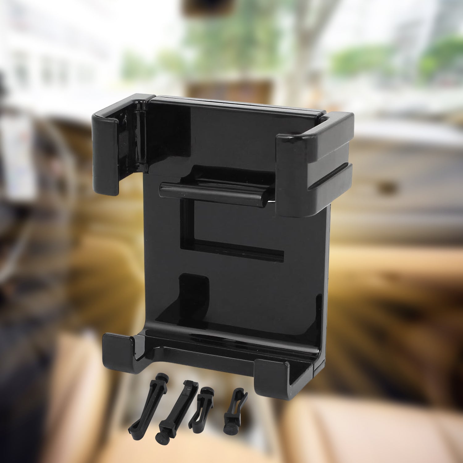 12857 Smartphone Car Phone Holder Car Air Conditioning Vent Phone Holder, Holder Stand for Mobile Phone Cellphone GPS, Dashboard Bracket for Car (1 Pc)