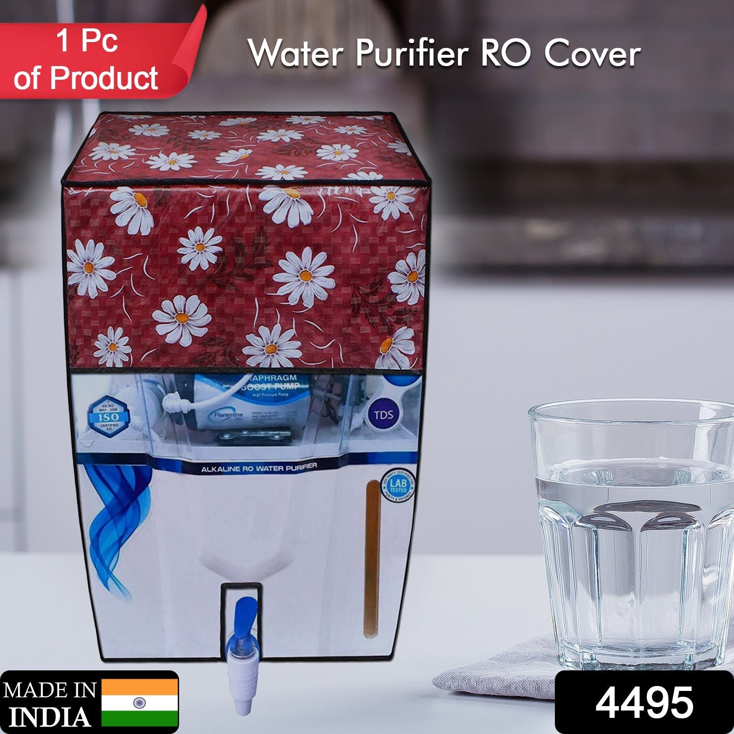 4495 Water Purifier Cover Plastic Flexible Cover | Waterproof Body Protector Cover | Transparent Cover For All Home Water Purifier Ro Cover Use