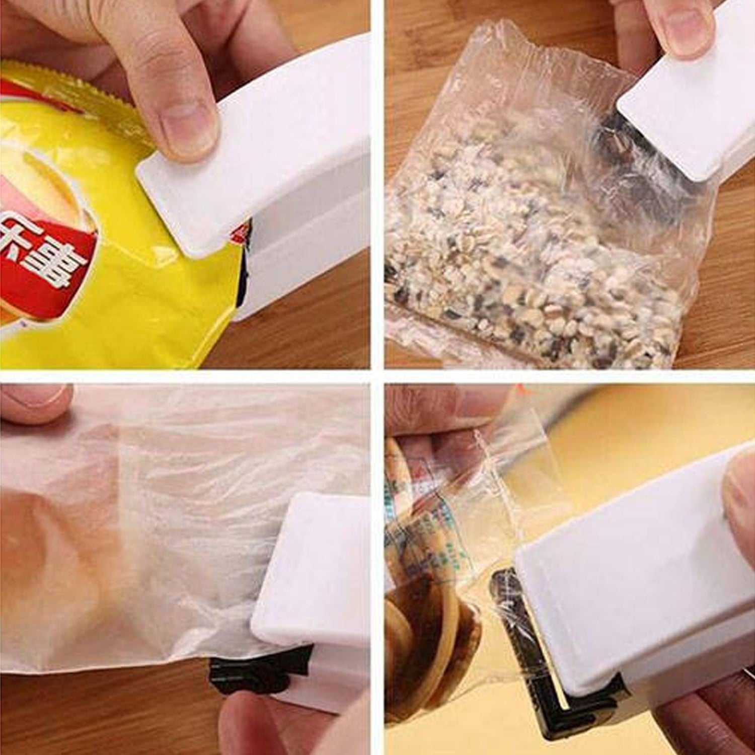 7675A Multifunctional Household Mini Portable Super Sealer Handy Plastic Bag Sealer Sealing Machine