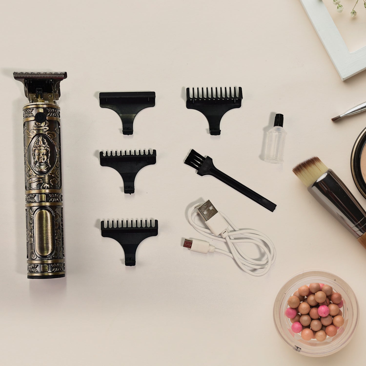 6328 Electric shaving machine dry shaving for men - hair shaving and trimming beard With adjustable blade clipper.