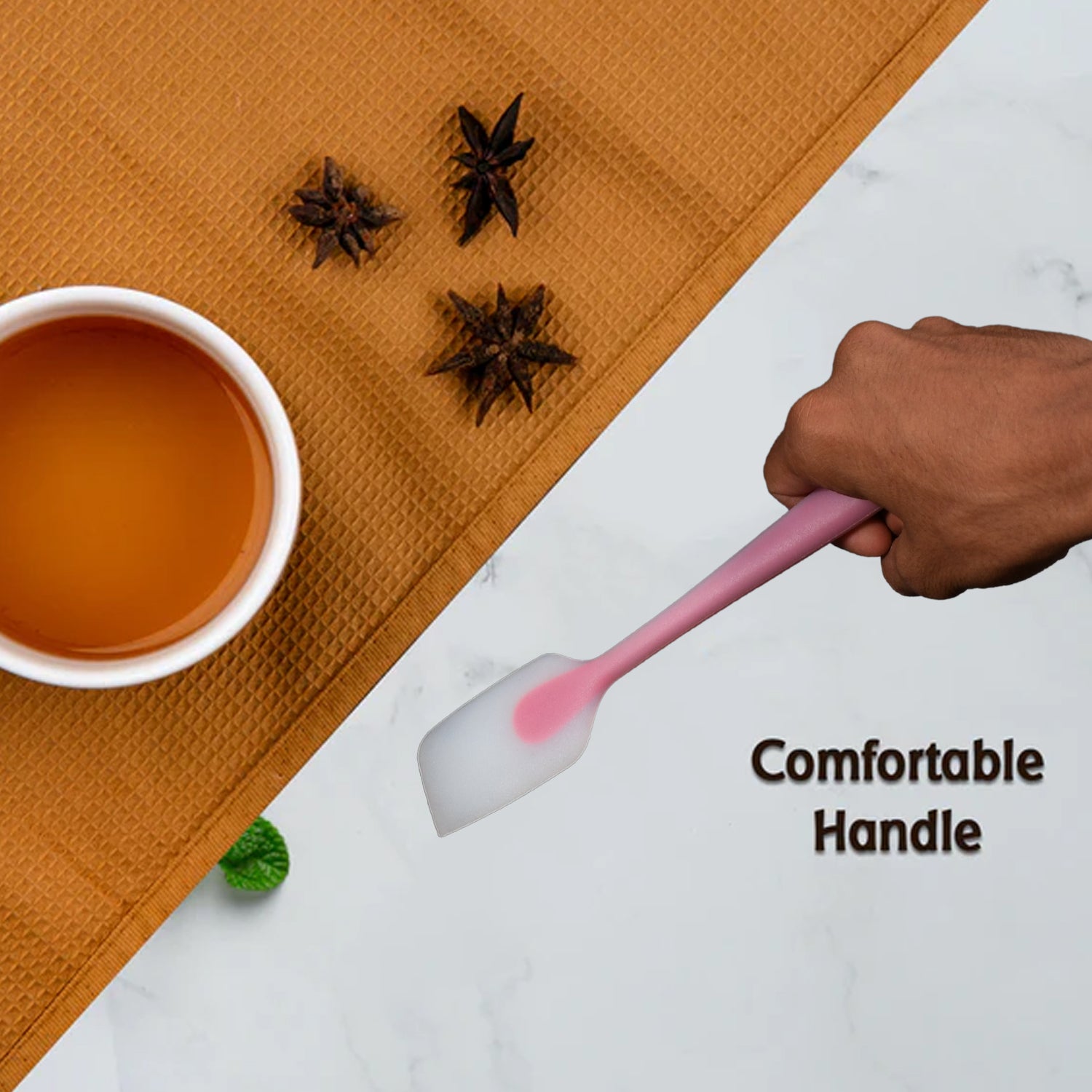 5427 Non-Stick Silicone Spatula, Heat Resistant Baking Spatula (21cm)