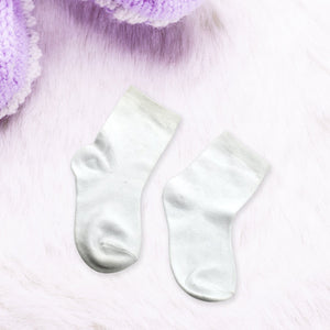 7347 School Girl Student Wearing White Socks (1Pair)