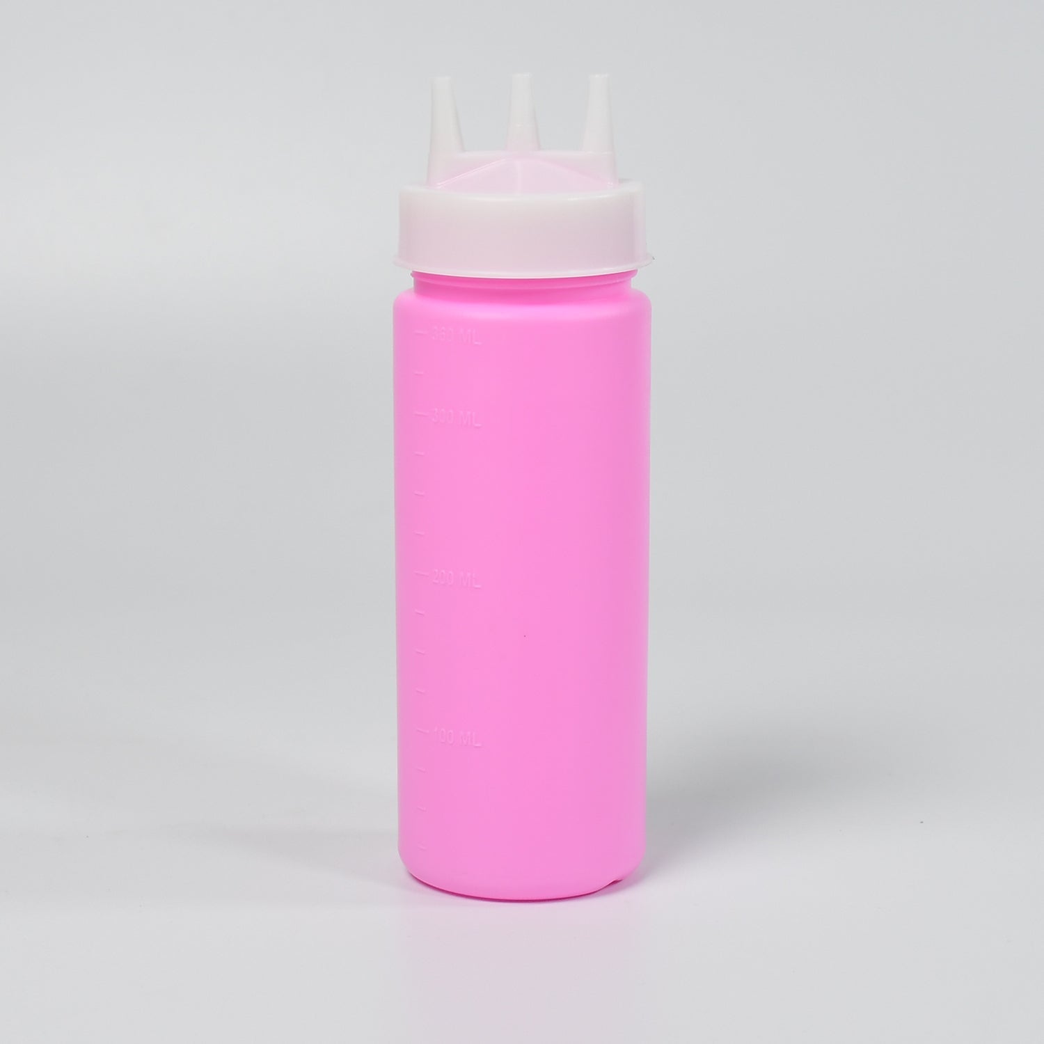 2767 Ketchup Bottles With 3 Nozzle For Sauce, Mayonnaise, Chocolate Syrup Using Bottle Reusable Plastic Bottle ( 360ml )