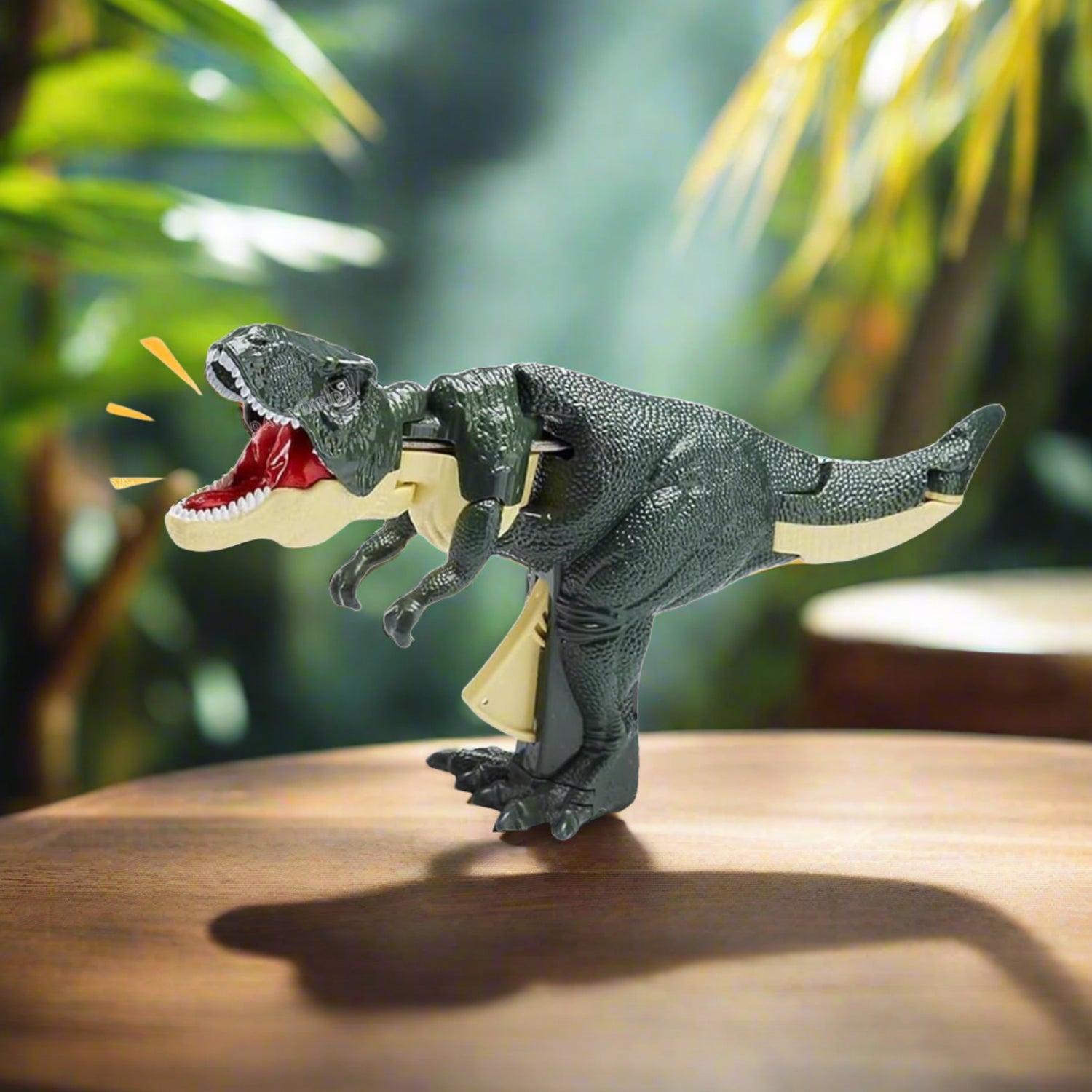 17969 Dinosaur Roaring Toys Trigger, Dinosaurs Toys with Dinosaur Sound Lighting Model Vibrating Head Moving (3 + Years / 1 Pc)