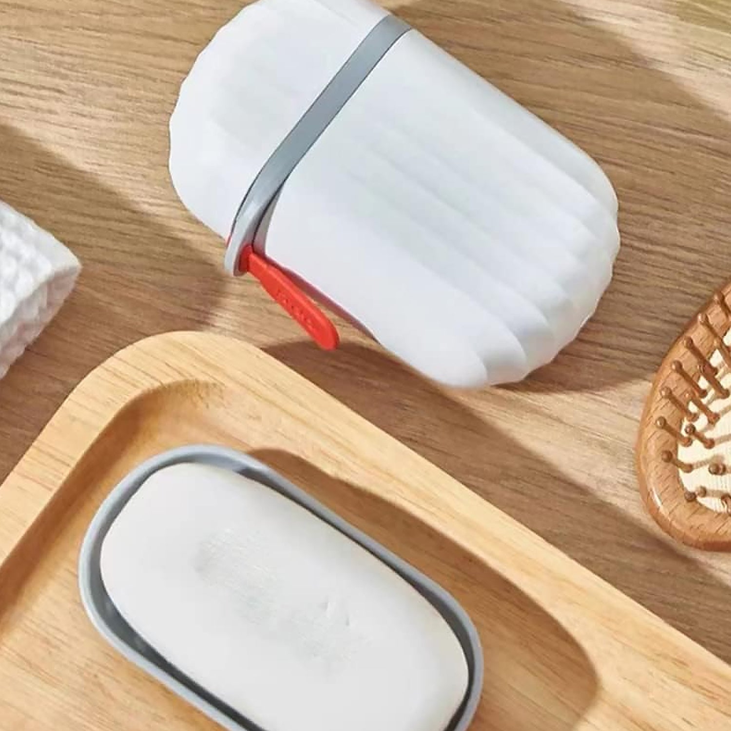 17895 Stylish and Practical Soap Holder for Travel Soap Box With Secure Seal and Non Leak Design Stylish Soap Box for Home, Bathroom, Hiking, Travel, Camping Capsule Soap Box (1 Pc)