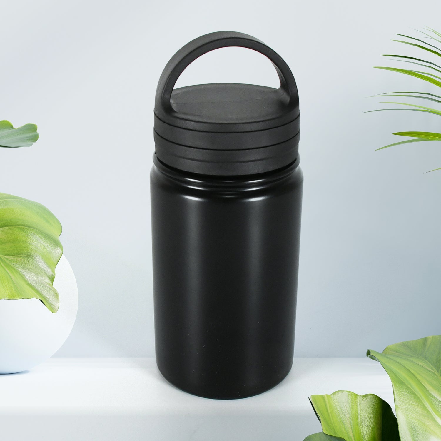 12689 Vacuum Stainless Steel Water Bottle With Carry Handle, Fridge Water Bottle, Leak Proof, Rust Proof, Cold & Hot | Leak Proof | Office Bottle | Gym | Home | Kitchen | Hiking | Trekking | Travel Bottle