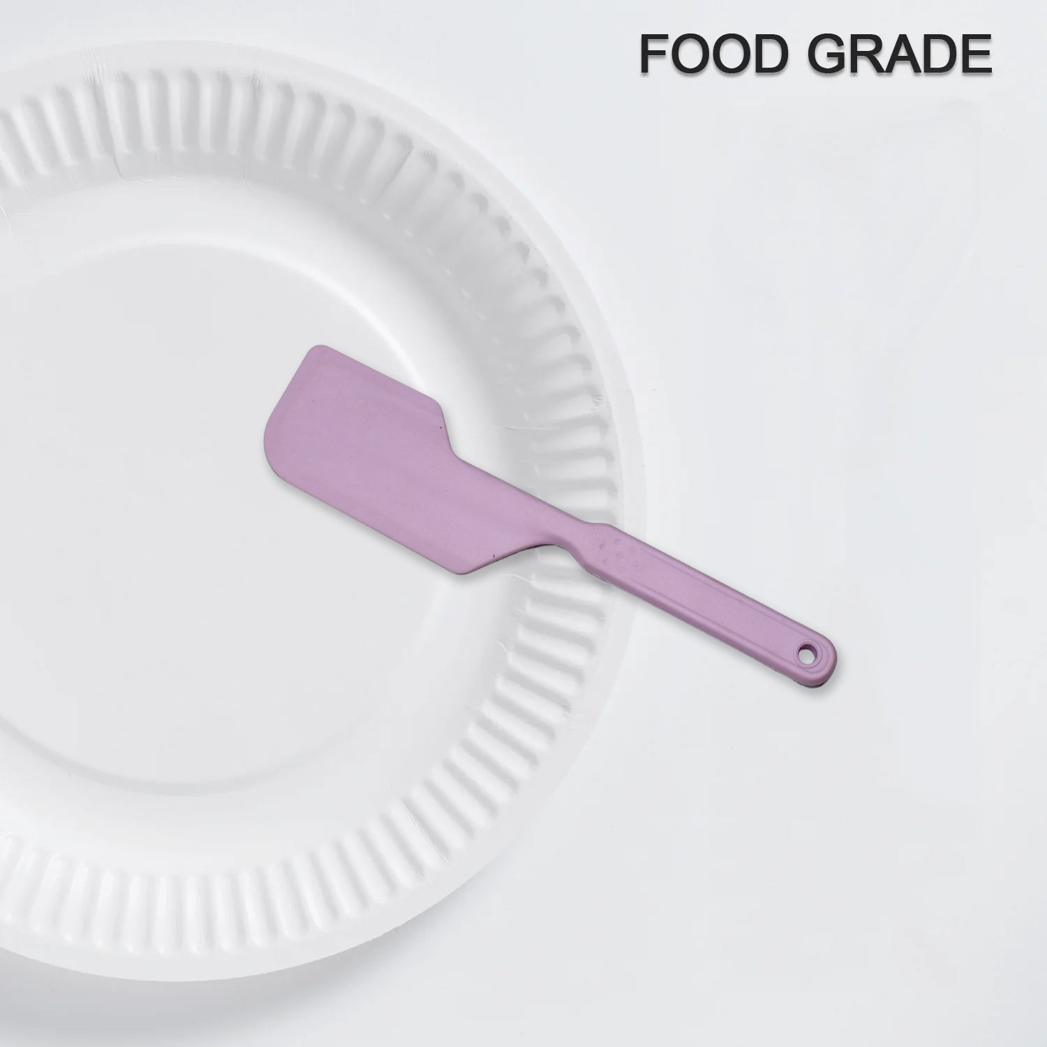 5392 Silicone Spatula Heat-Resistant Cake Decorating Scraper, Mini Spatula Scraper Spreader in Lavender.