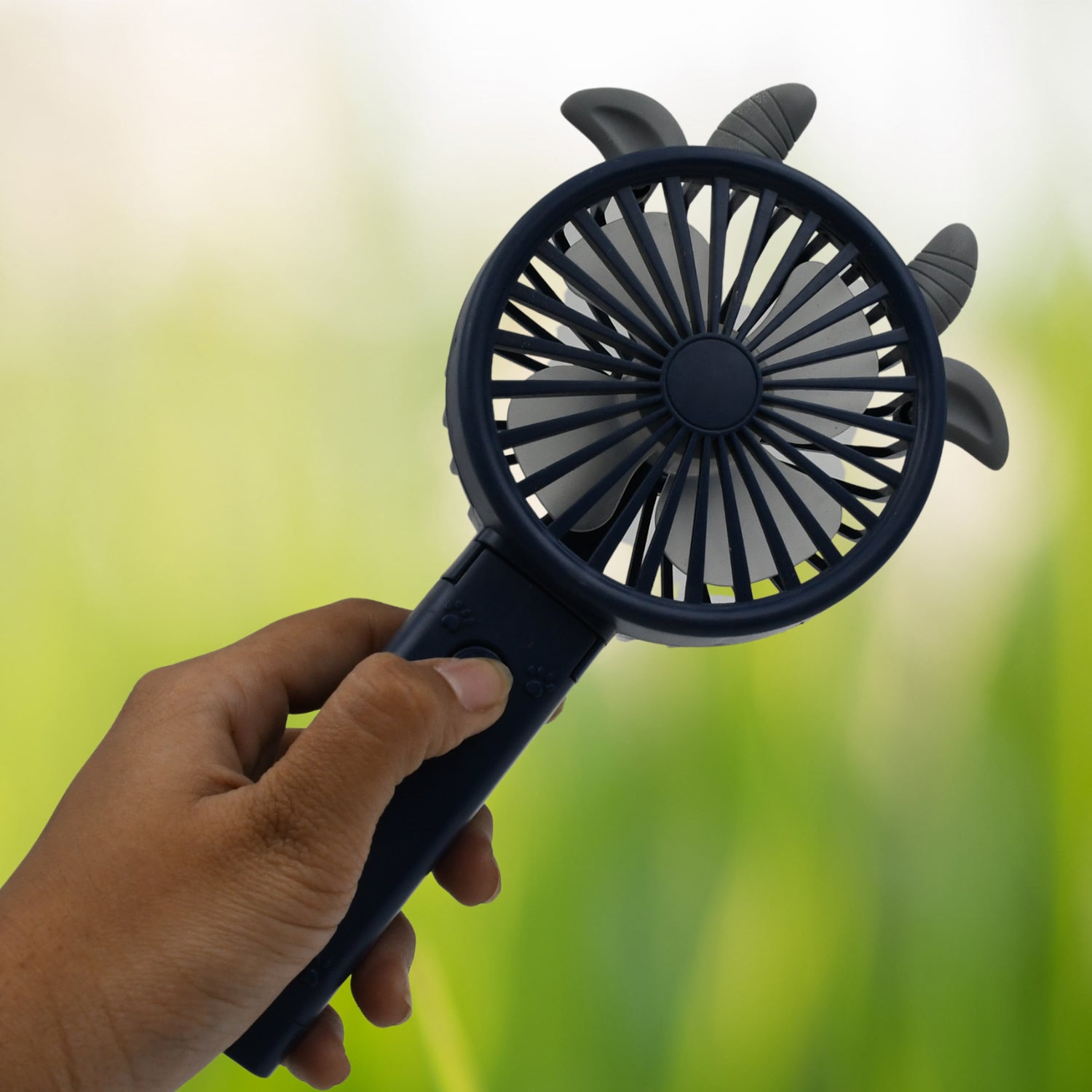 17731 Portable Small Electric Fan Handheld, USB Rechargeable Mini Student Handheld Class Personal Fan (1 Pc / Mix Color Design)