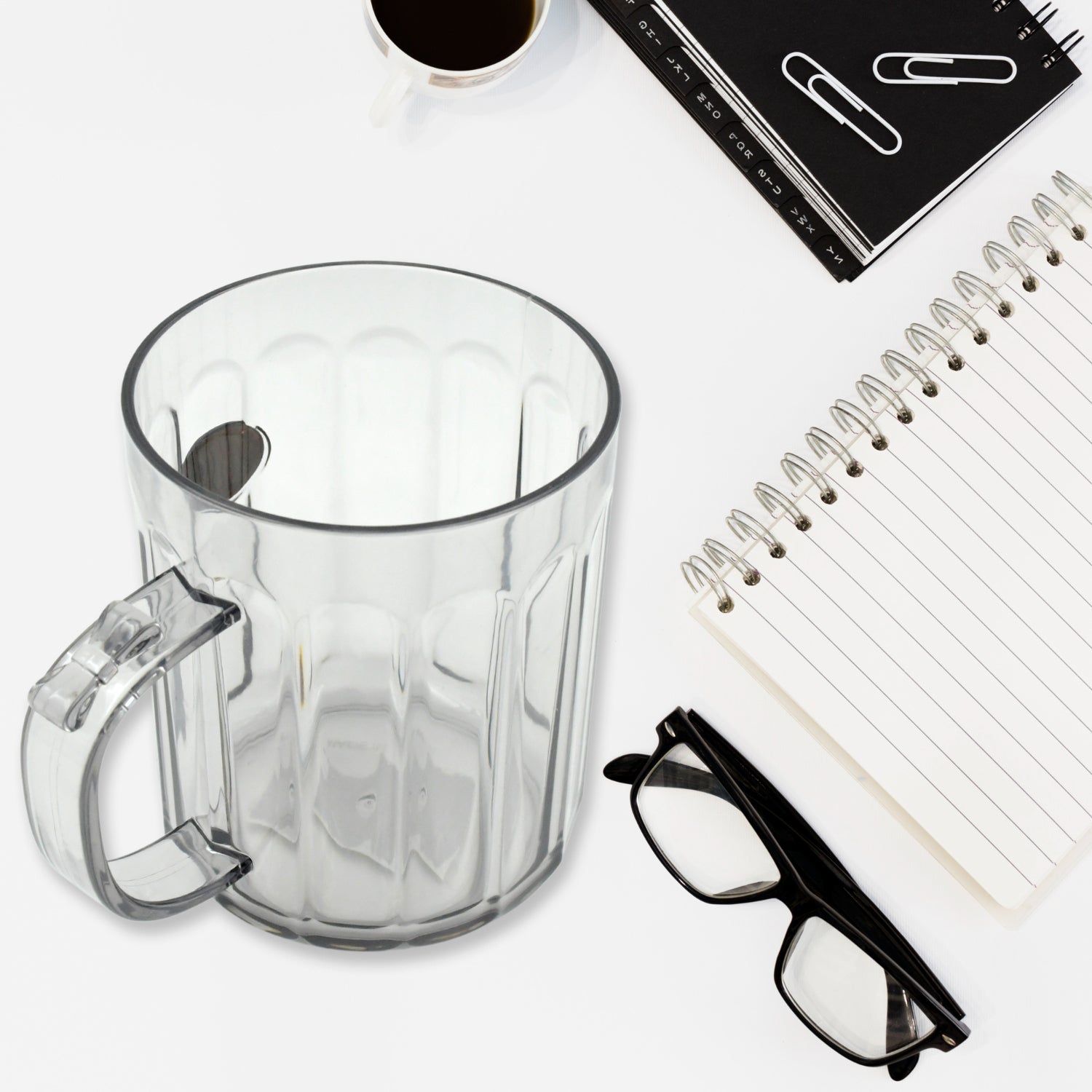 4290 Multi-Purpose Plastic Cup, Toothpaste Holder Bathroom Cup Bathroom Cup With Slot Handle Mug Environmental Friendly Festival for Outdoor for Household Gift For Anniversary and Birthday, (1 Pc)