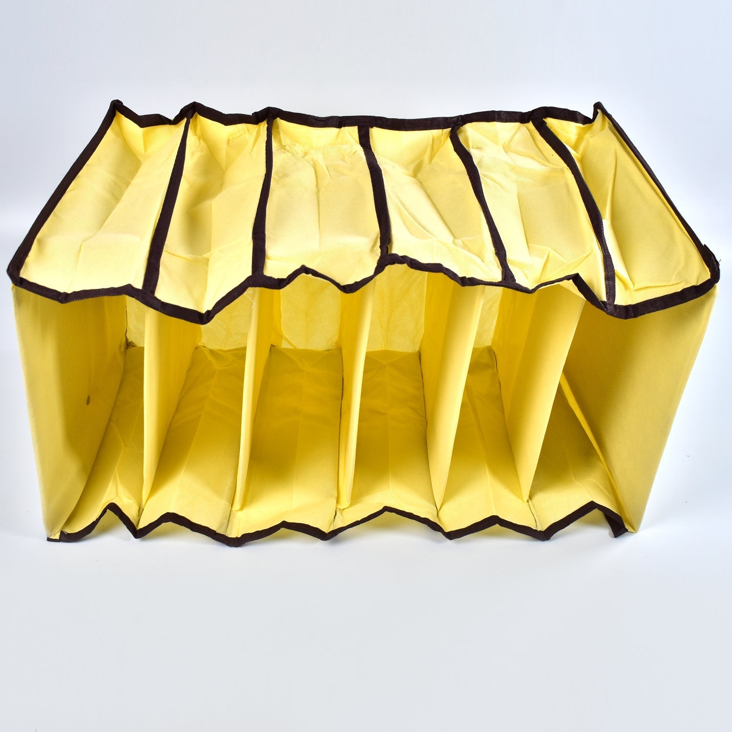 6370 6 Shelf Hanging Closet Organizer, Space Saver, Sweater & Clothing Shelves, Breathable Material Keeps Away Dust & Odors,