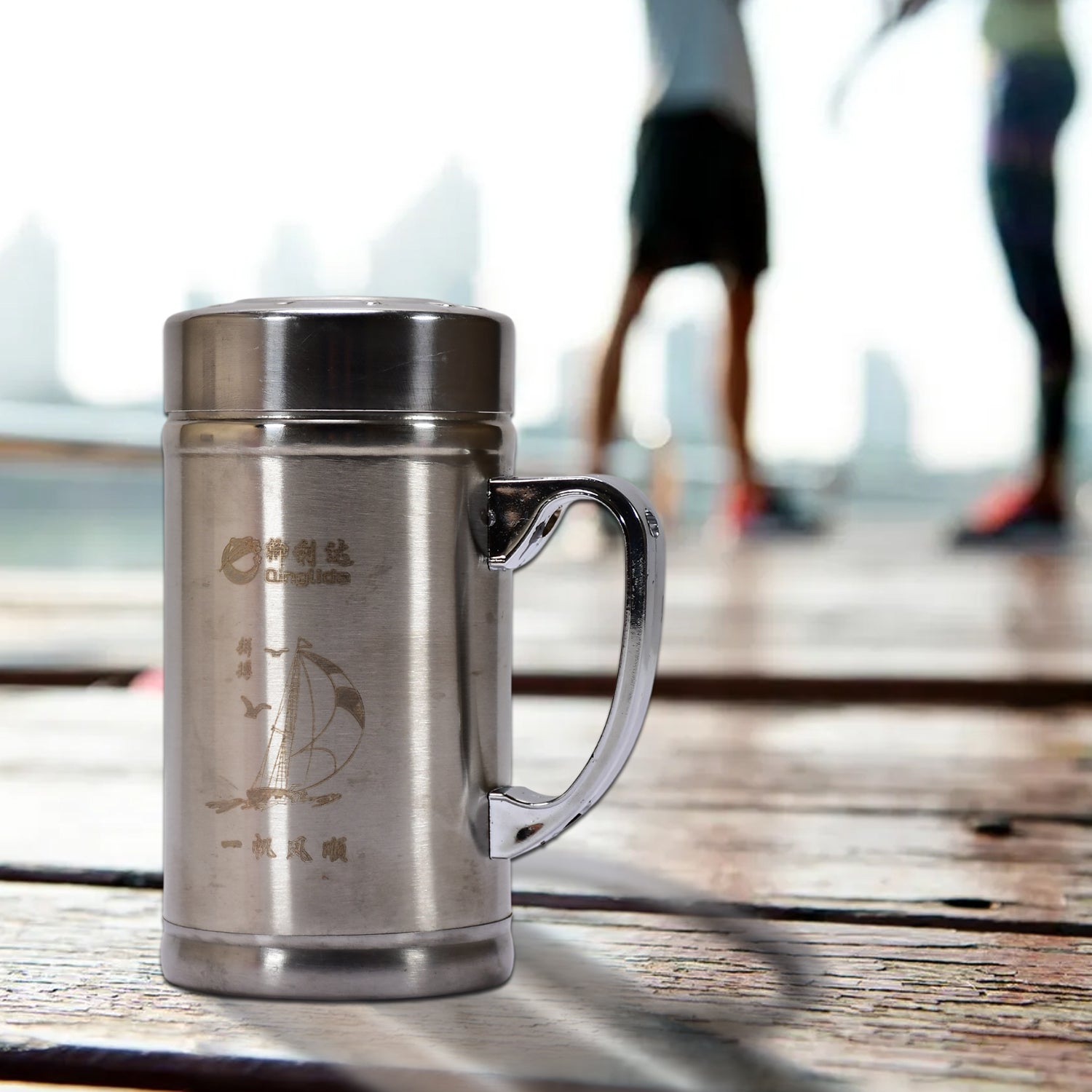 6753 Double Walled Stainless Steel Bottle for Travel, Home, Office, School 500ml