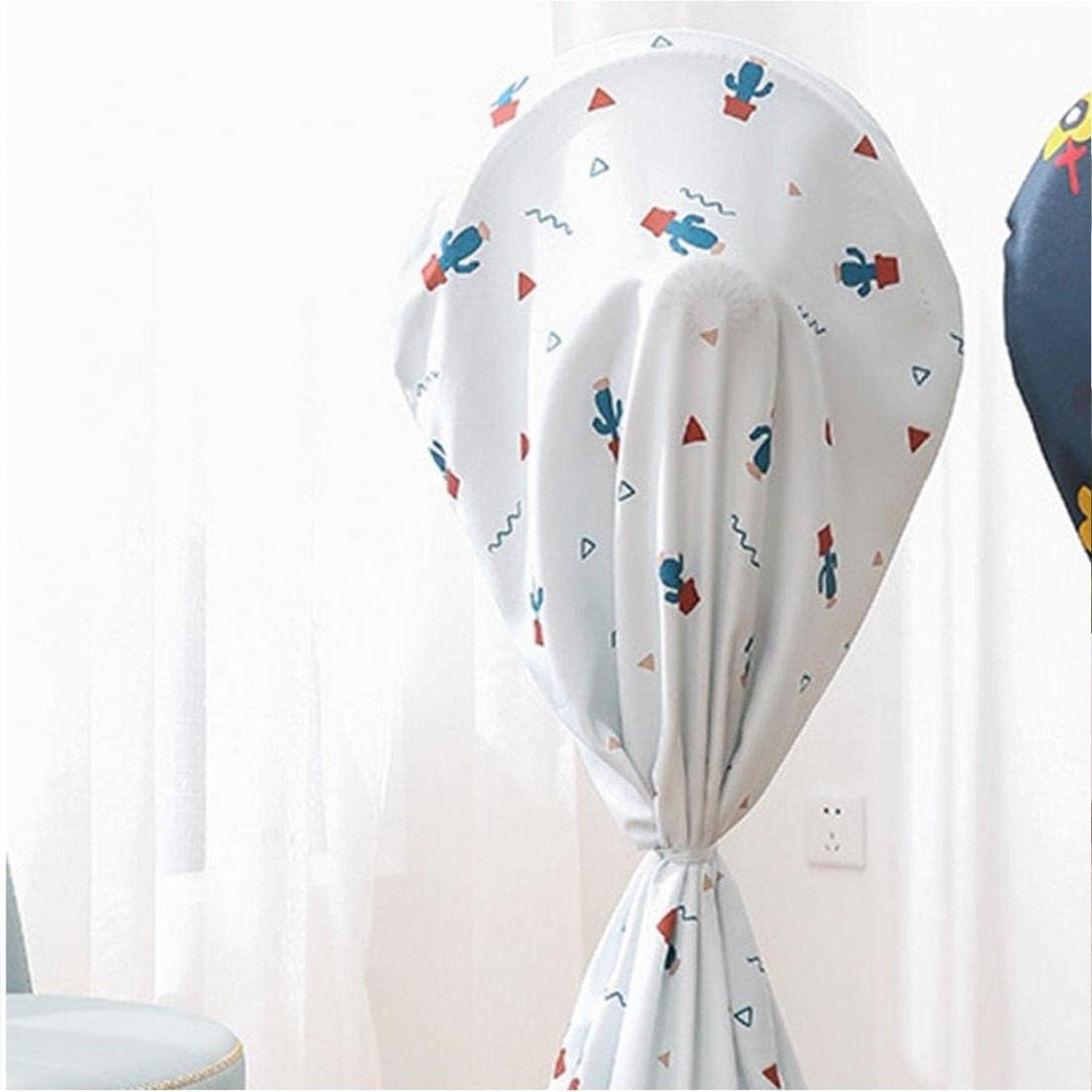 12581 Decorative Dustproof And Waterproof Table Fan Cover, Useful When The Fan Is Not In Use. (Mix Size / Design / Mix Color)