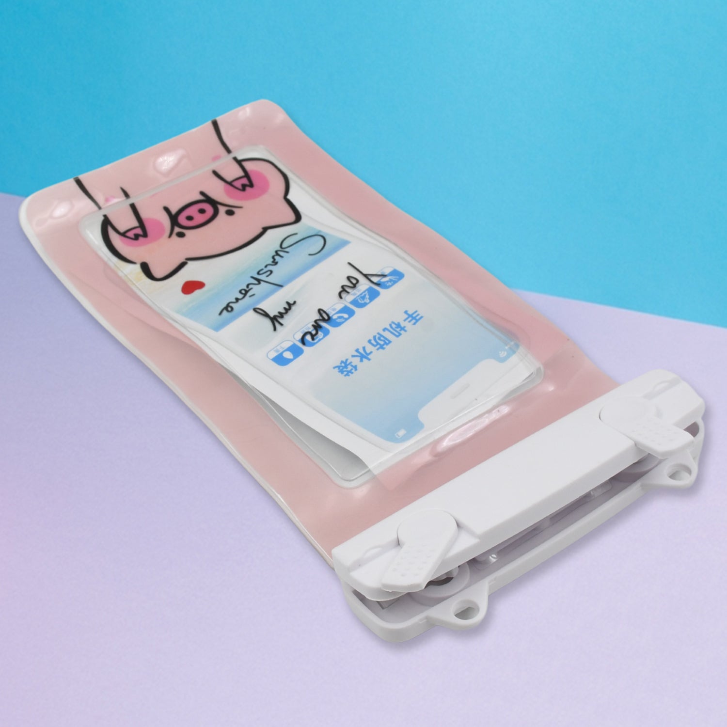 13137 Waterproof Pouch Lock Mobile Cover Underwater Mobile Case For All Type Mobile Phone (1 Pc)