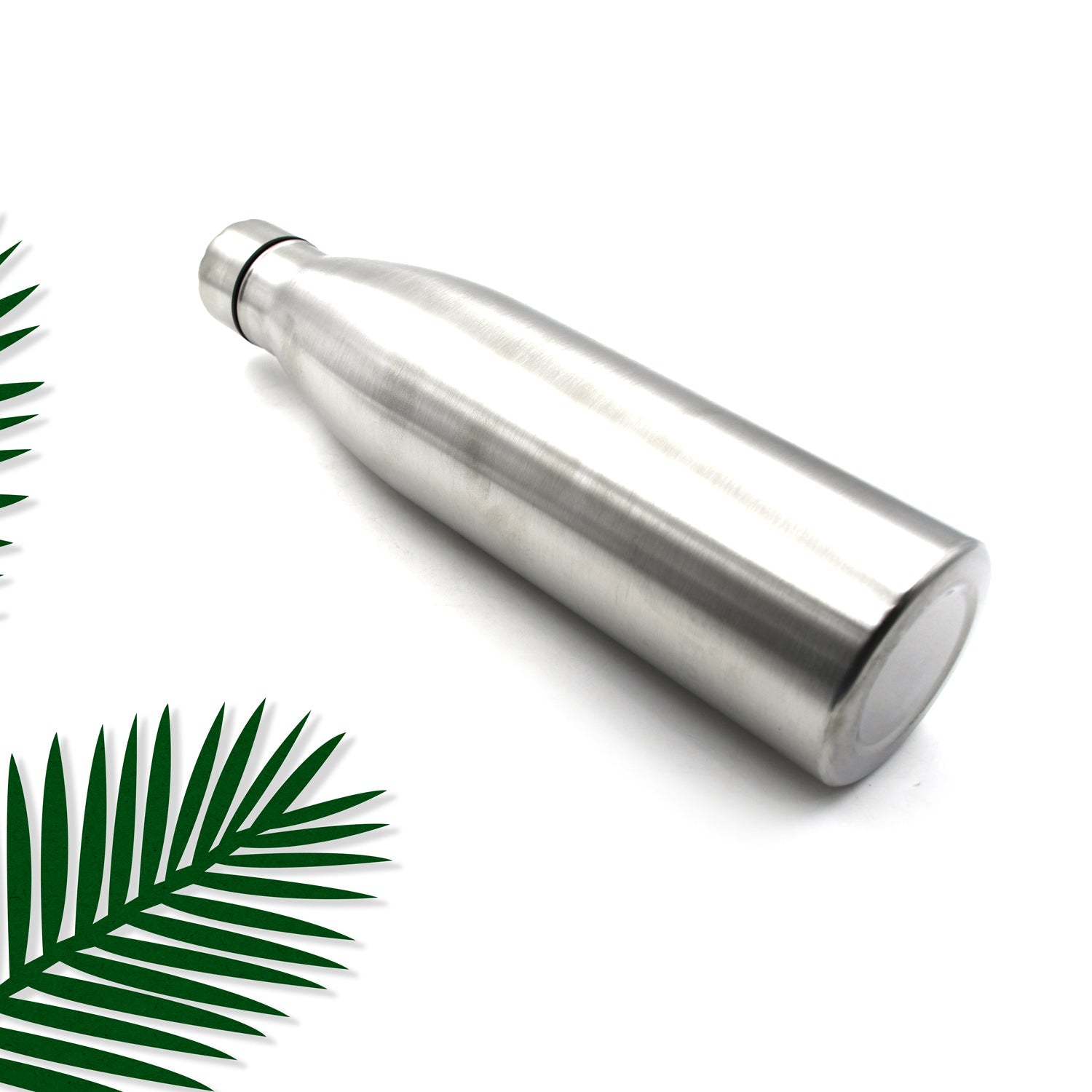 6860 Classic Stainless Steel Water Bottle,Hot & Cold Drinks, Gym Sipper BPA Free Food Grade Quality Silver Color, Steel fridge Bottle For office/Gym/School 1Ltr (Mix Color)