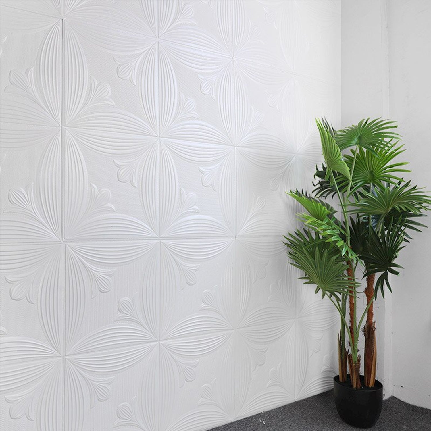 9308 Design Wallpaper 3D Foam Wallpaper Sticker Panels I Ceiling Wallpaper For Living Room Bedroom I Furniture, Door I Foam Tiles