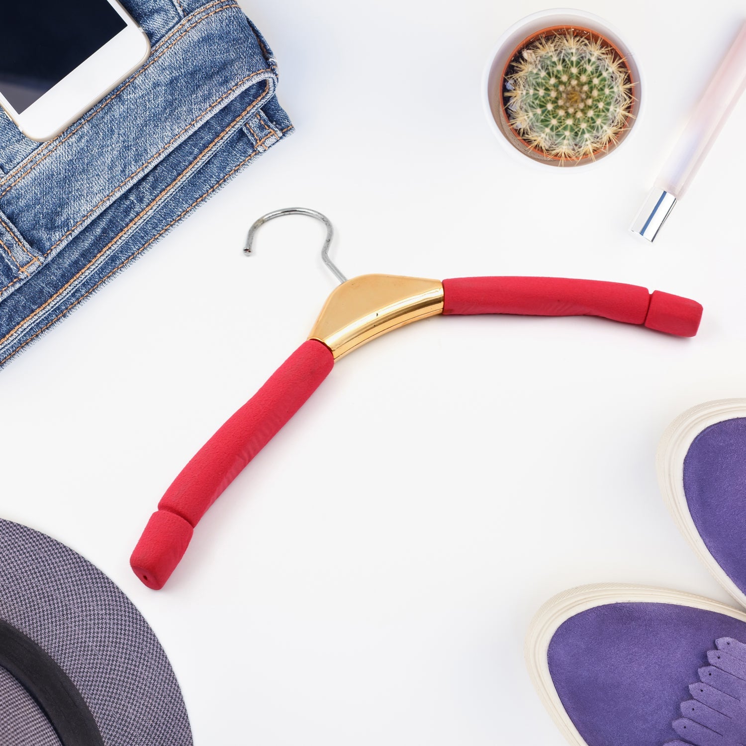 Solid Sponge Hanger Non-Slip Hanger Home No Trace Clothes Hanging Pants Clip Clothing Store Hangers, Clothes Hanger for Closet Wedding Dress Women, Men, Children Clothing (1 Pc / Mix Color)