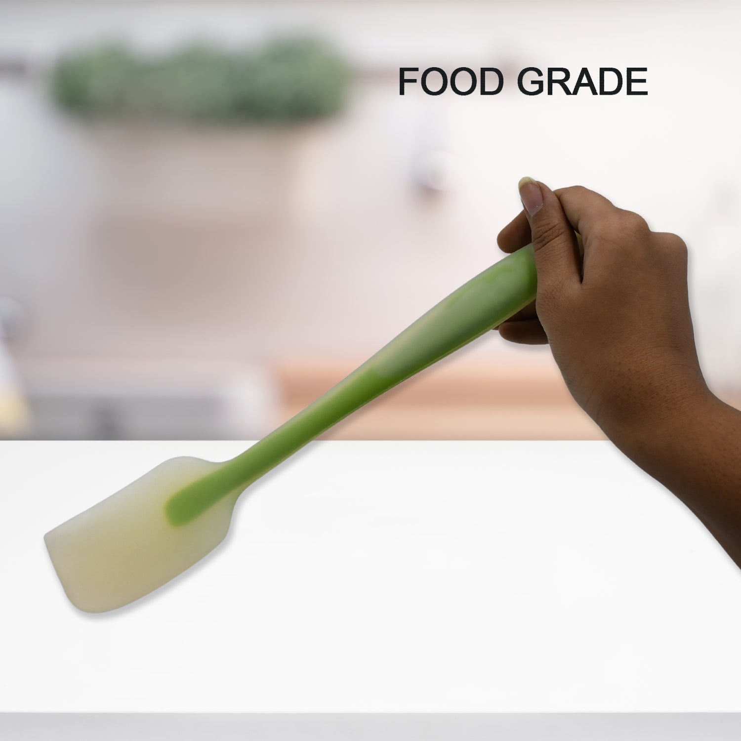 5444 Silicone Spatulas, Heat Resistant Rubber Spatulas, Heat Resistant Flexible Spatula with Good Grip - Seamless, Heavy Duty, BPA Free, Large, Dishwasher Safe (29cm)