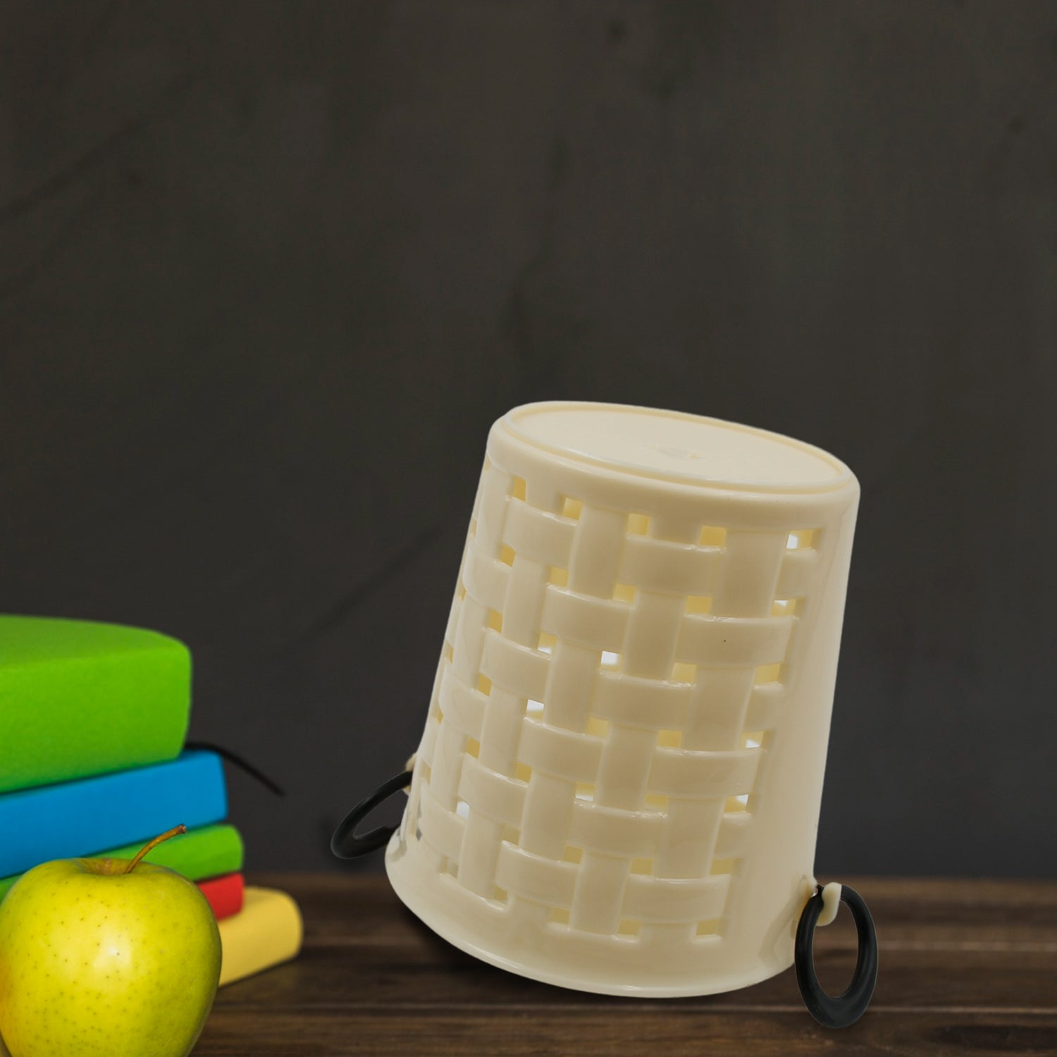 17557 Multifunctional Plastic Round Multi-Purpose Toothpaste Stationary Pen Pencil Holder, Mini Desk Office Desktop Stationery Organizer Bathroom Shelves for Adults (1 Pc)