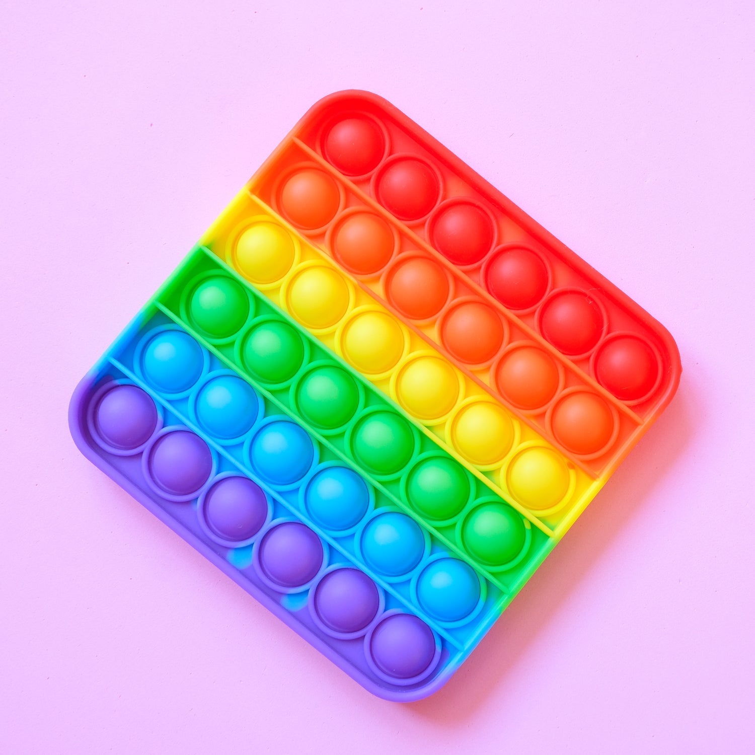 4478 Square Popit Toy Special Needs Silicone Stress Relief Toy For Kids & Adult All Use Toy