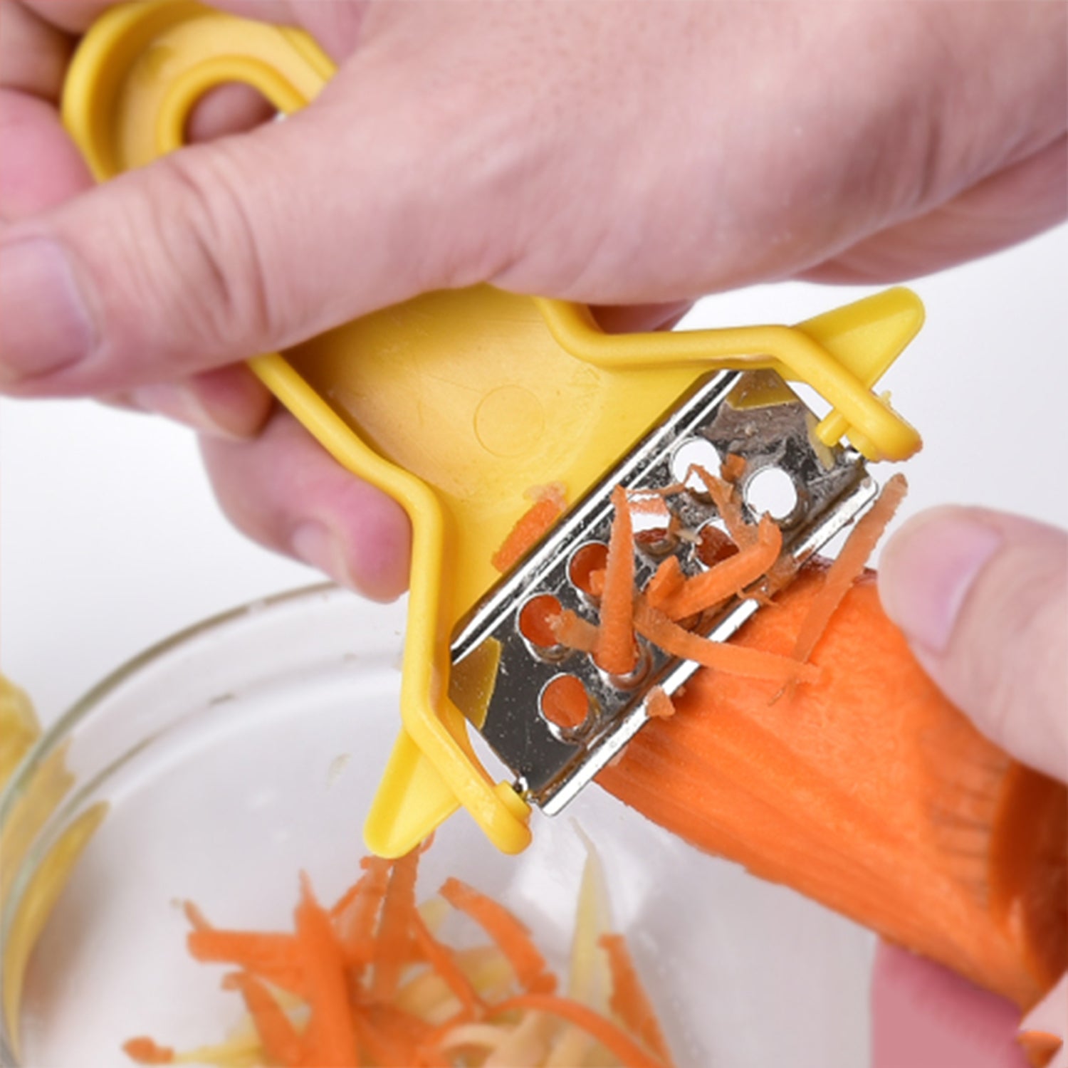 10038 Peeler Slicers Shredders for Fruits and Vegetables, Cutter, Grater Kitchen Helper, Potato Fruits Peeler, Stainless Steel Sharp Blade with Non-Slip Handle (3 Pcs Set)