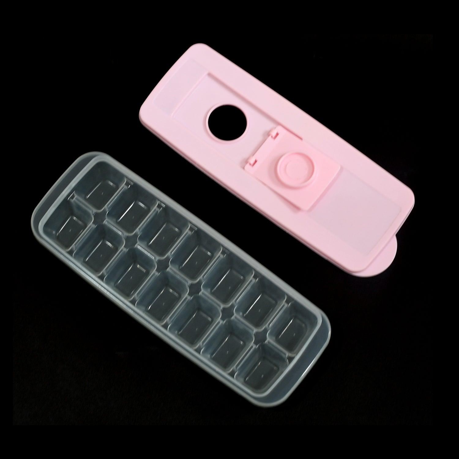 2620 Ice Cube Trays, Ice Tray Food Grade Flexible Silicone Ice Cube Tray Molds with Lids, Easy Release Ice Trays Make 14 Ice Cube, Stackable Dishwasher Safe