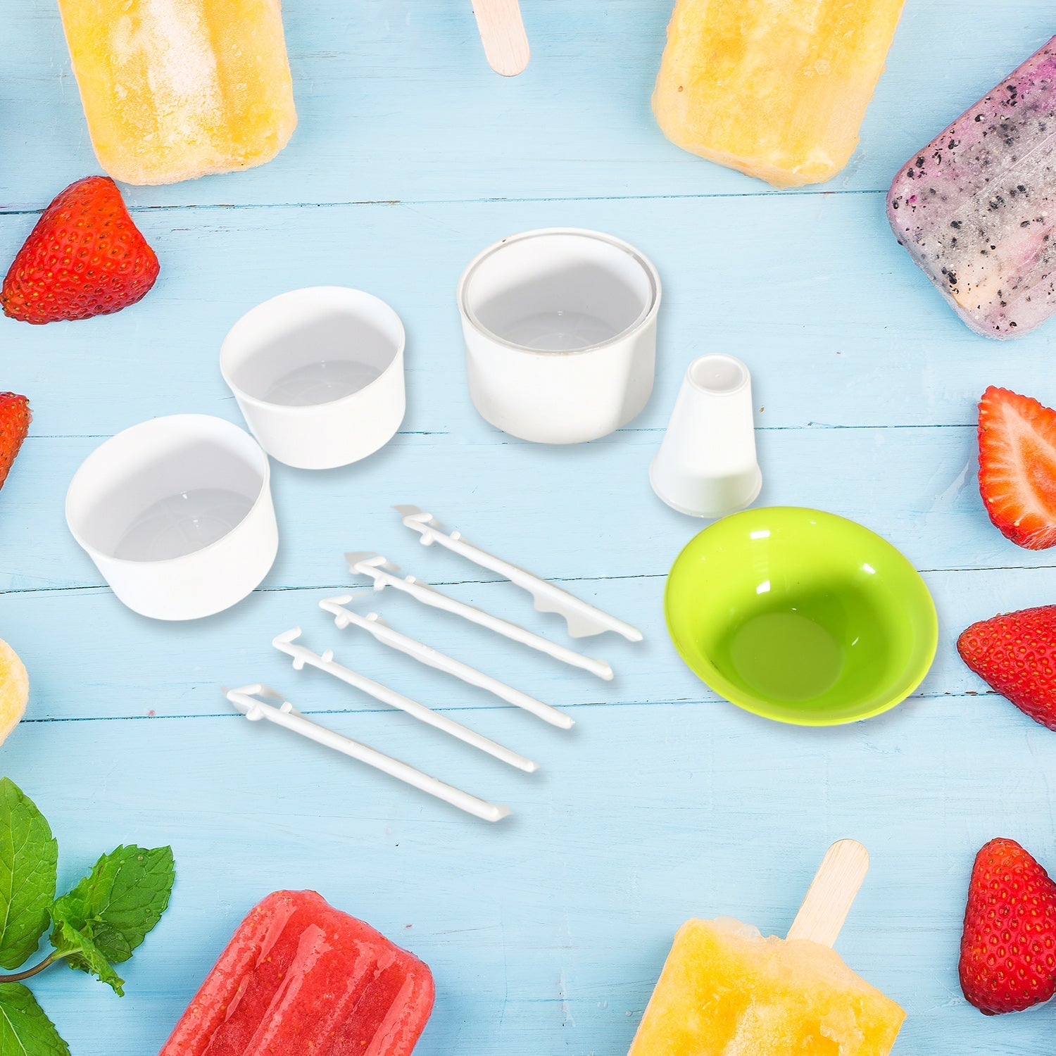 8202 Miracle Small Plastic Ice Gola Maker Ice snowmaker Machine | Ice Crusher | Indoor Outdoor Manual With Steel Blade & Anti slip Grip (1 Pc)