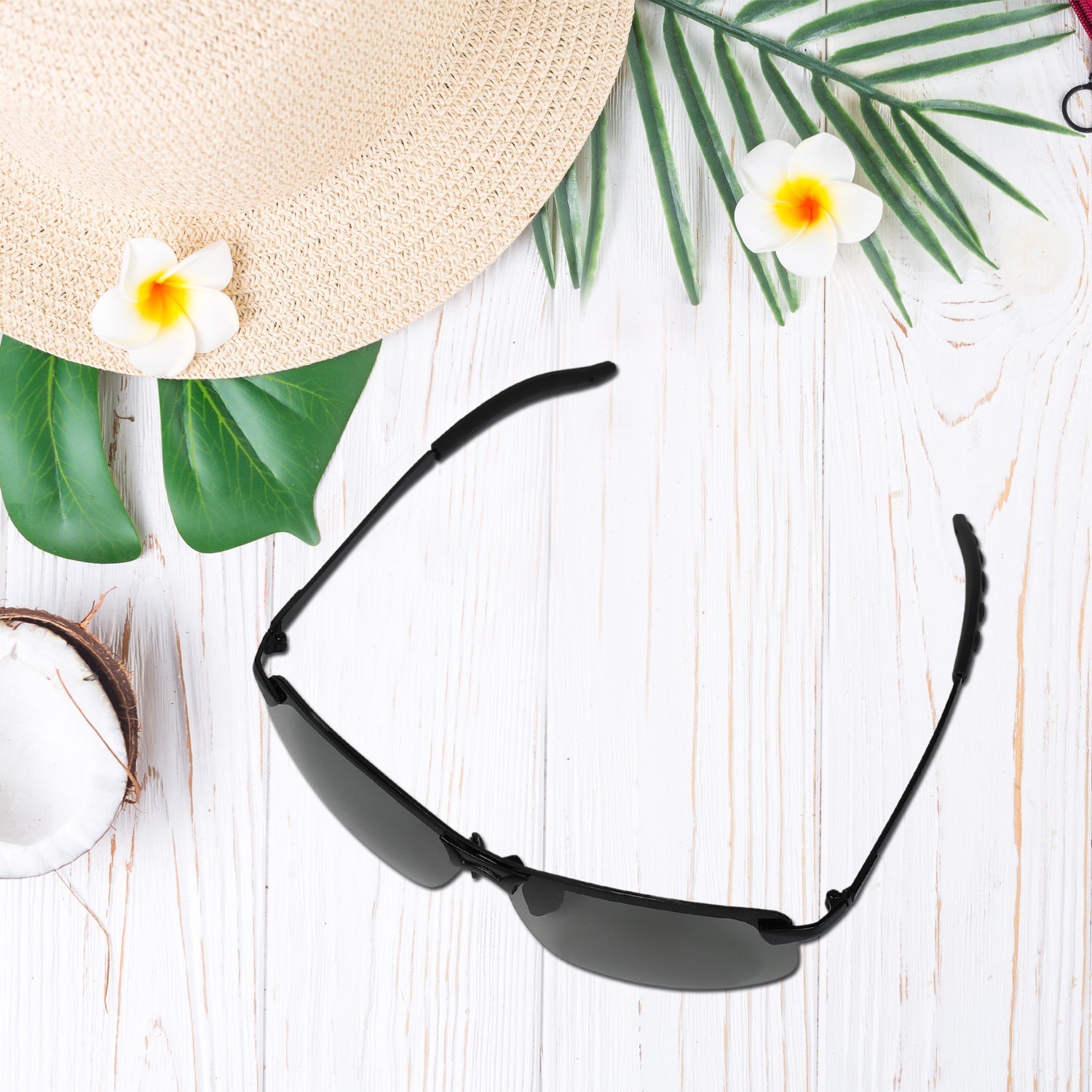 7702 Sports Sunglasses Classic Luxury Lightweight Rimless Sports Sunglasses For Driving , Fishing , Hiking & outdoor Use