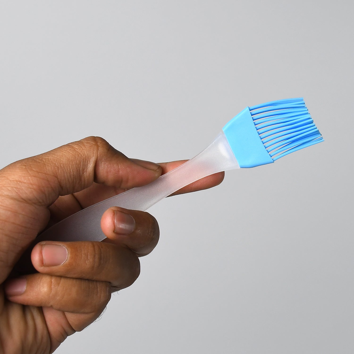 5358 Silicone Spatula Brush And Cake Scraper For Cake Mixer, Decorating, Cooking, Baking and Glazing ( Set of 2pc )