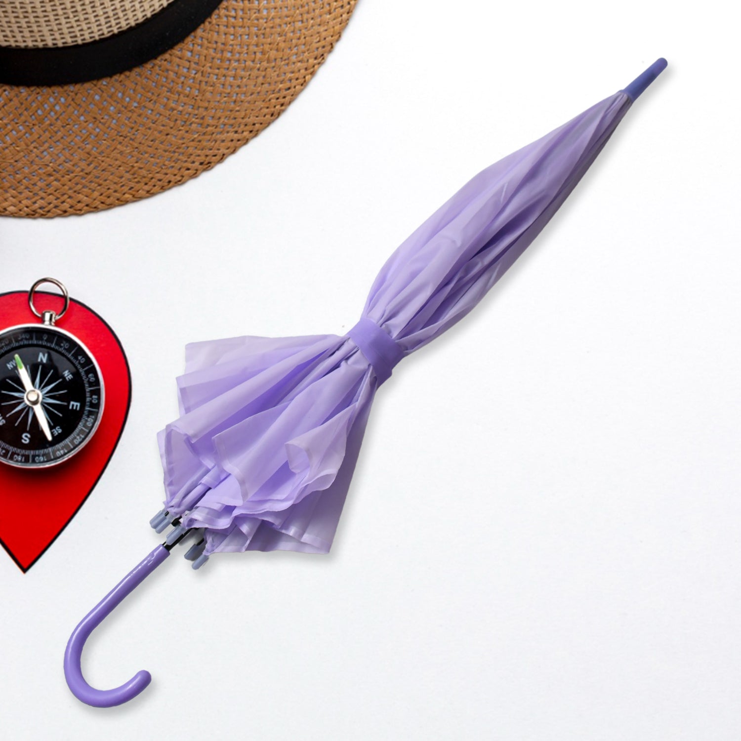 12741 Beautiful Umbrella Summer Sun and Rain Protection Foldable Cute Umbrella || UV Protection Rain Sun Umbrella || Travel Accessories || Umbrella for Children, Girls, and Boys (1 Pc)