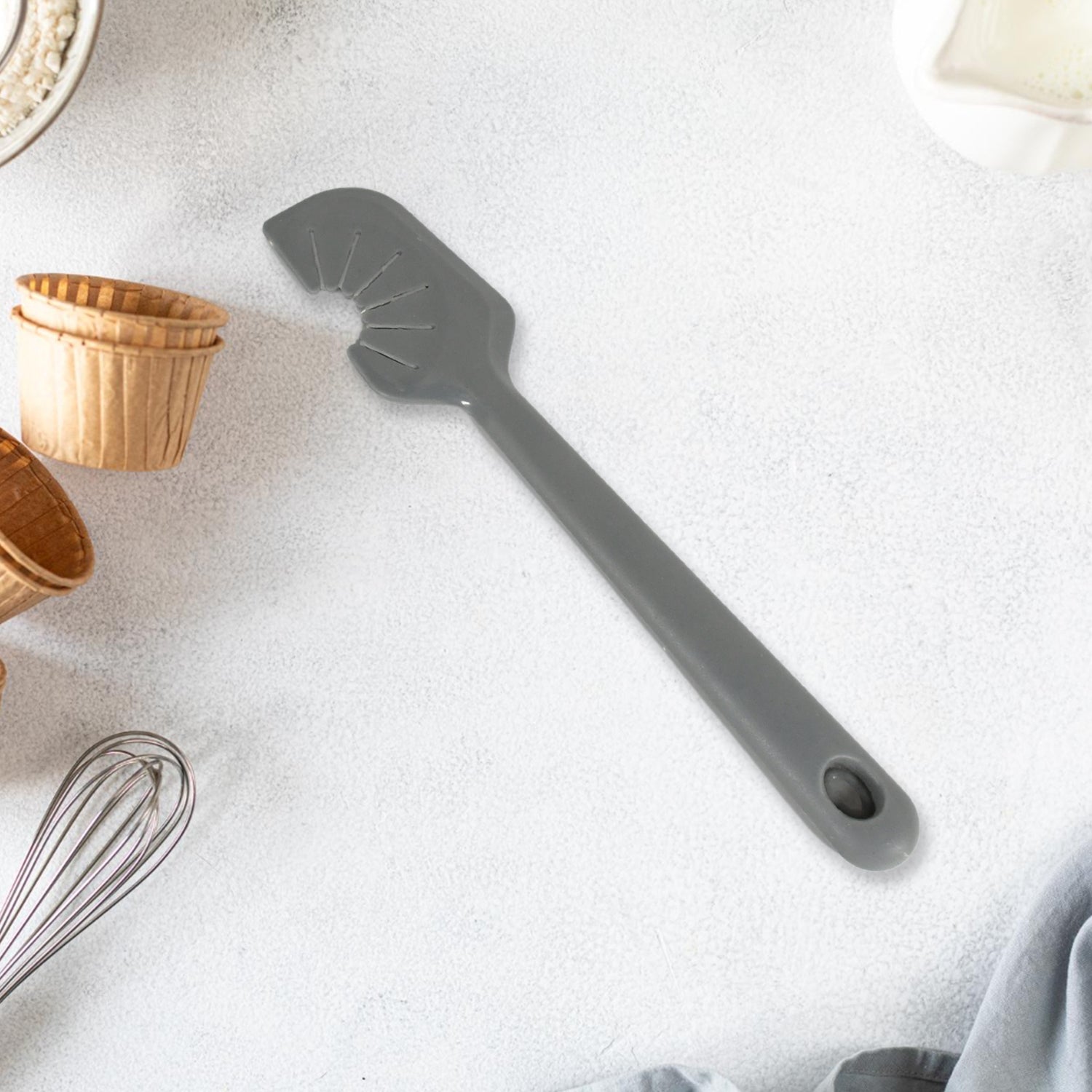 5646 Silicon Whisk Cleaner Kitchen Tool / Whisk Scraper Tool (1Pc)