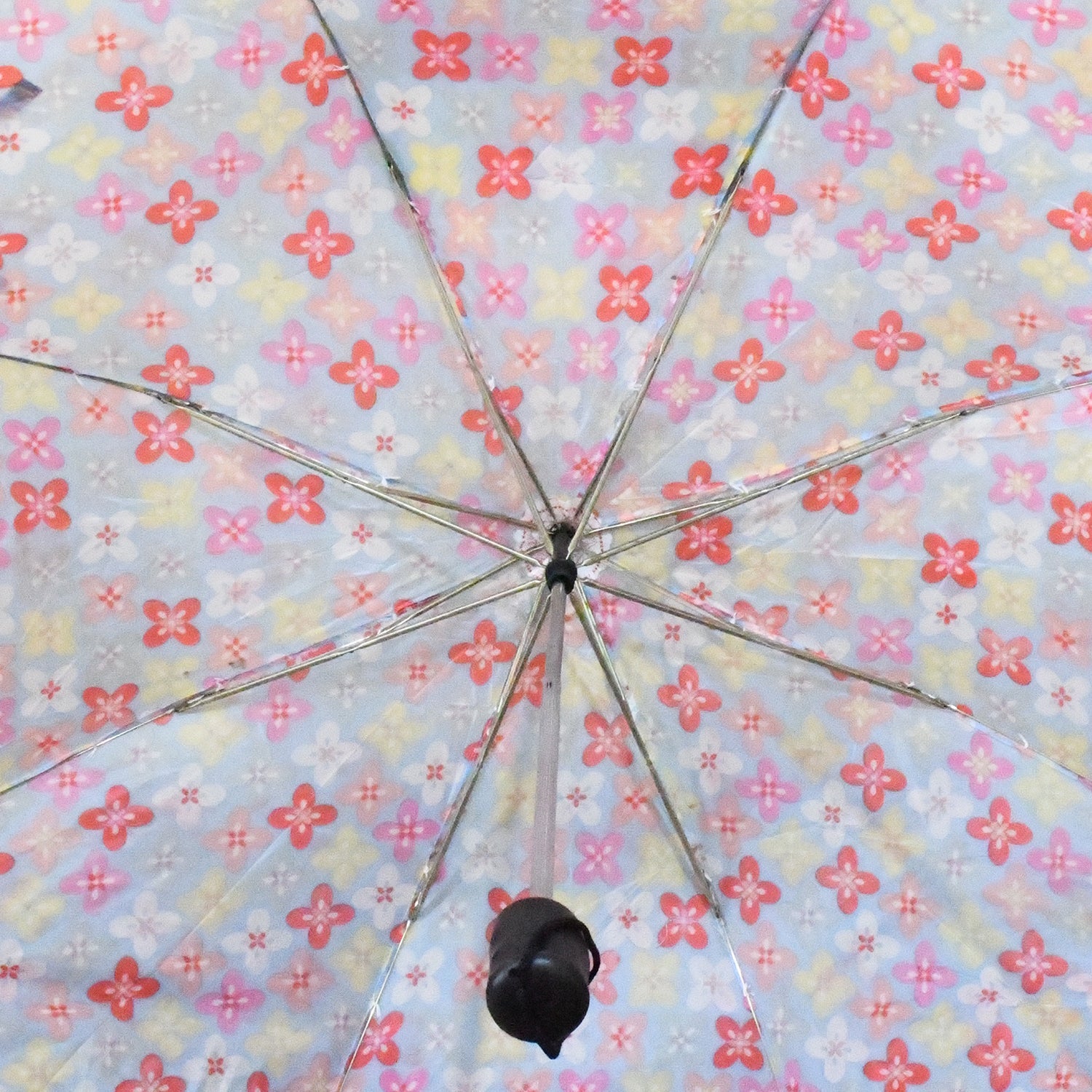 8569 2 Fold Sun Protective Solid Foldable Outdoor Umbrella, Portable Sun, UV Protection Lightweight Rain Umbrella With Umbrella Case For Girls, Women, Men, Boys