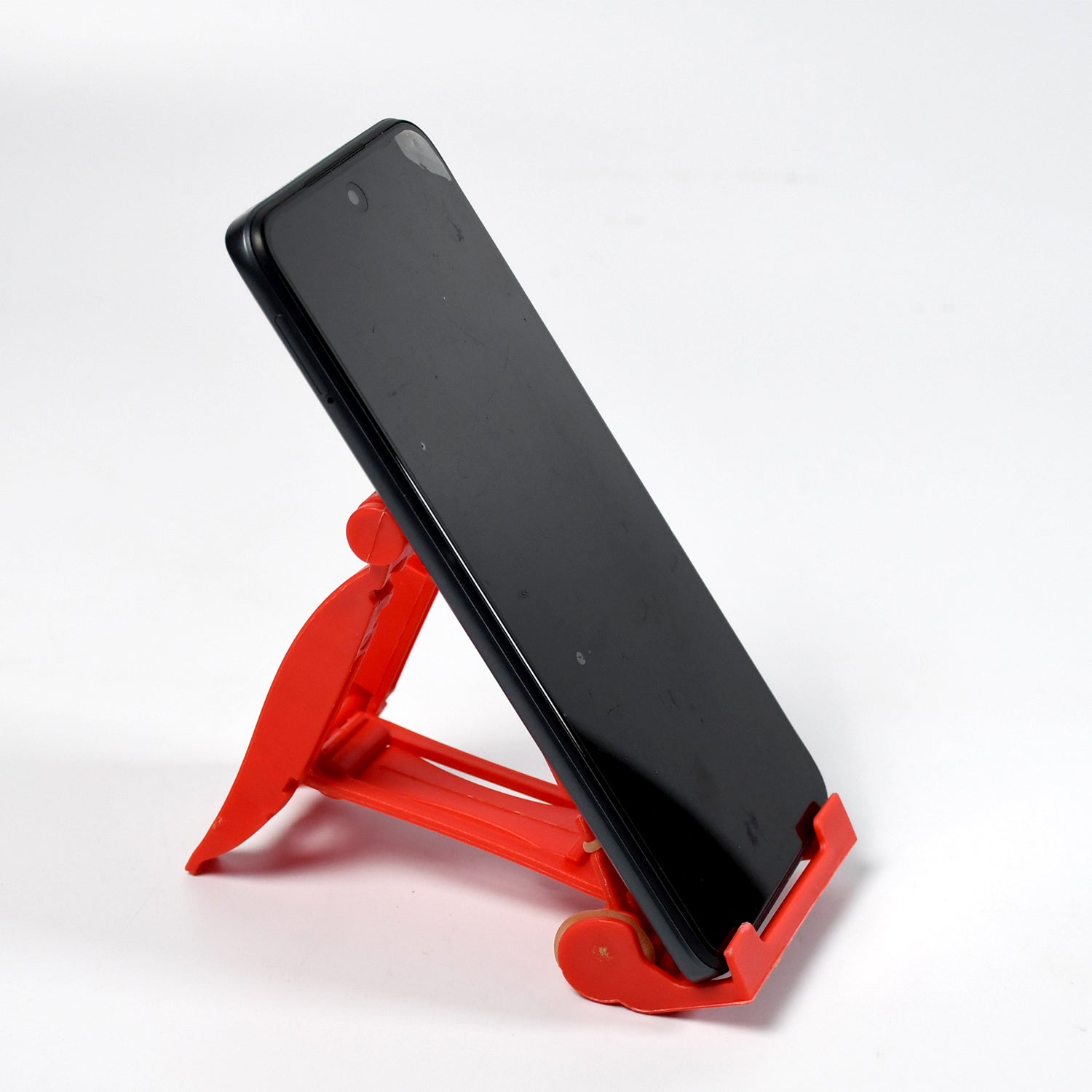 7352 Adjustable Foldable Plastic Square Mobile Stand Premium Mobile Stand Use For Home , Office & Multiuse
