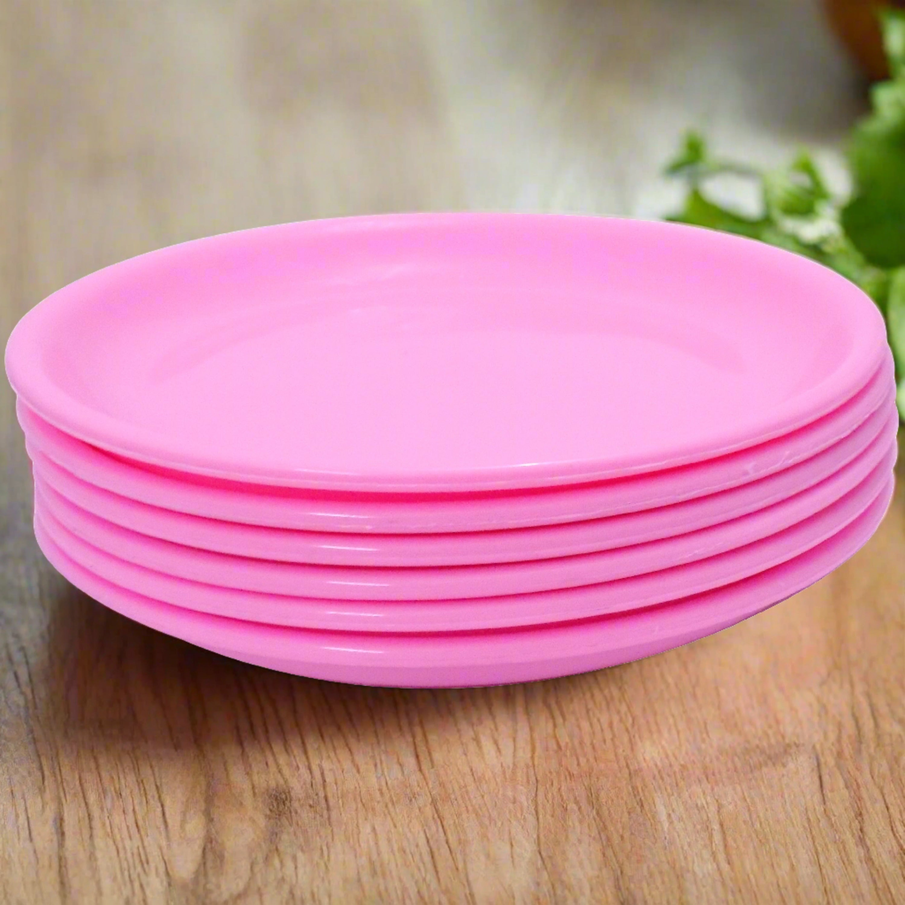 2185 Round Shaped Mini Soup Plates/Dishes - 6 pcs