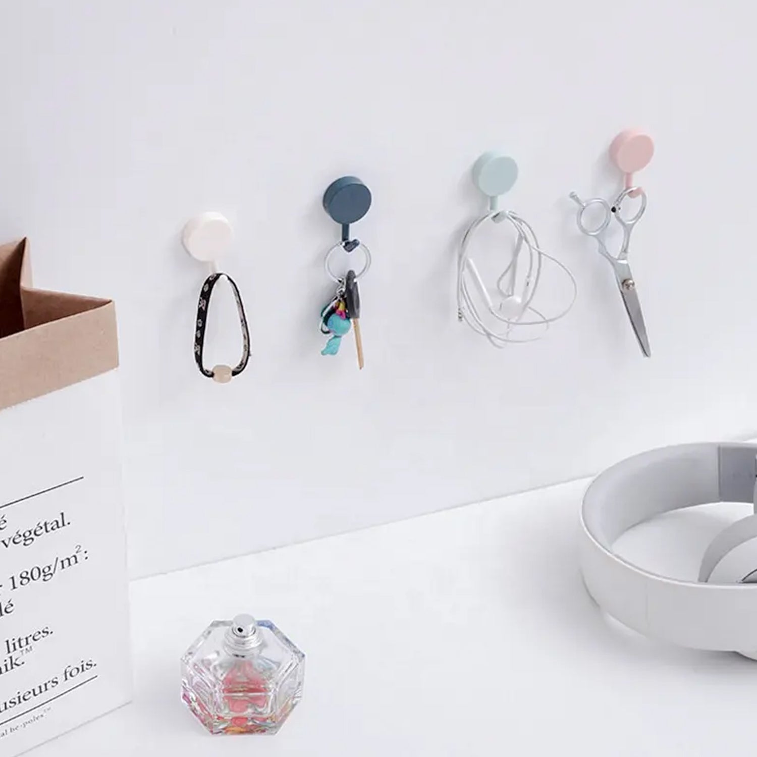 7475 Big Hook Adhesive hooks for wall Heavy Big  Hook For Home , Bathroom & All Type Wall Use Hook