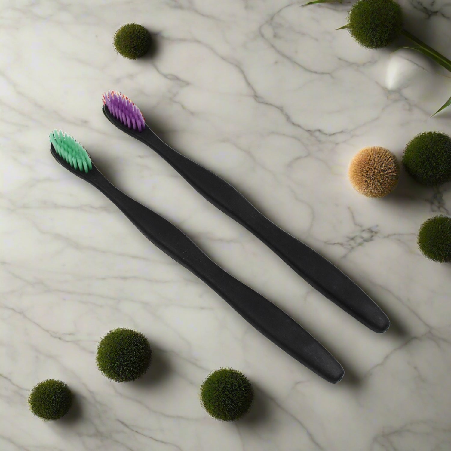 13051 Soft Toothbrush With Plastic Round Box for Men and Women, Kids, Adults Plastic Toothbrush (15 pcs Set / Mix Color)