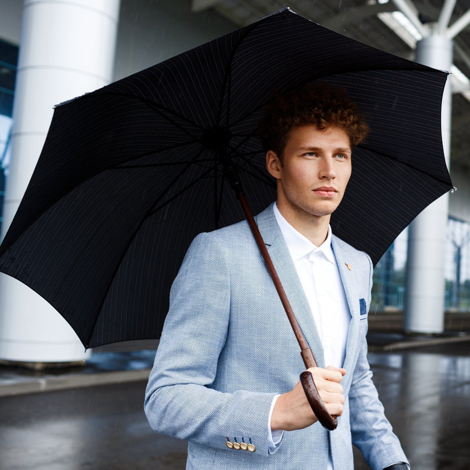 6814 Travel Inverted Umbrella Compact Windproof Umbrella Sun & Rain Umbrella for Men & Women