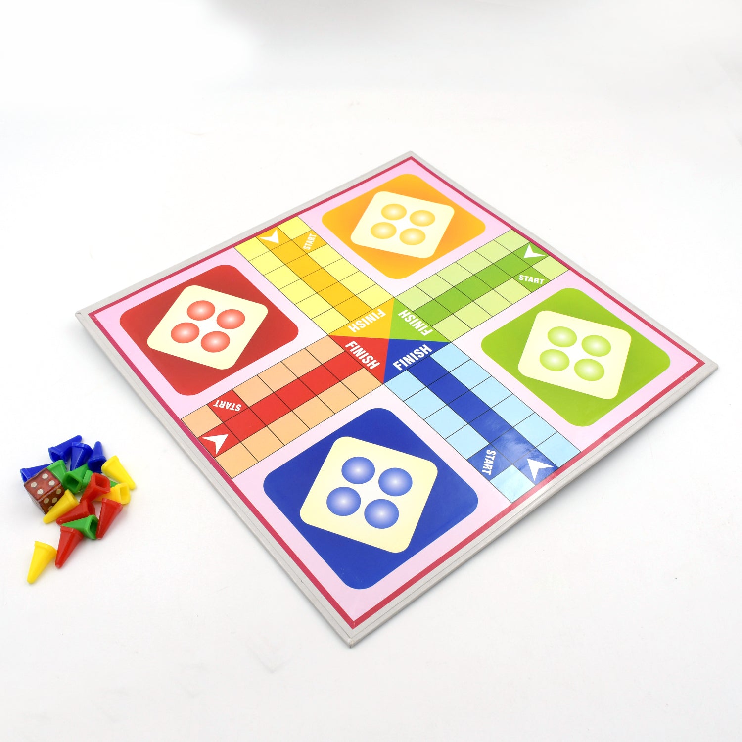 4366 Family Board Game with Two Modes | Two Side Different Ladder, Ludo Games for Children and Families | 2 to 4 Players - Age 3 Years and Above (2 in 1)