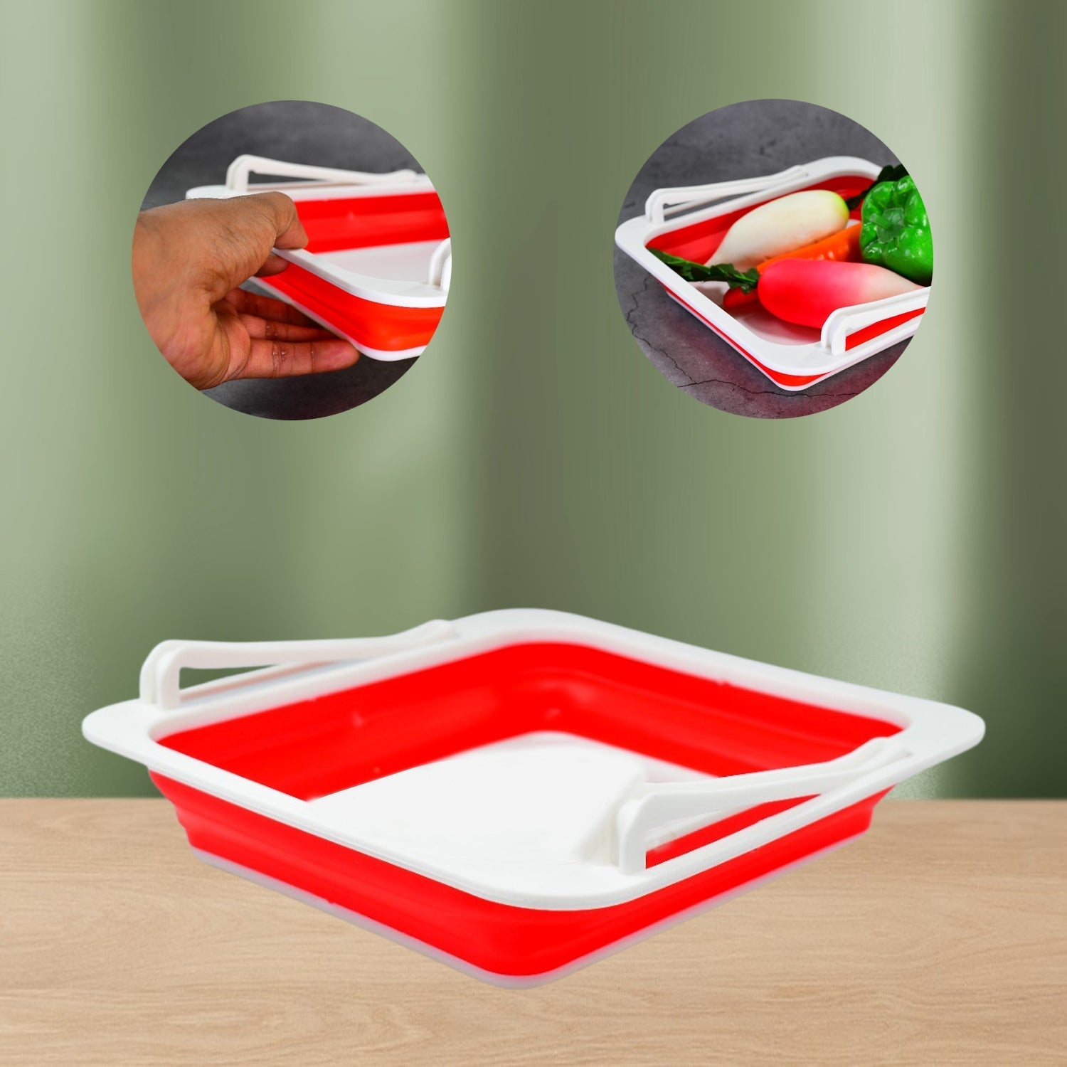 2907 Refrigerator Folding Storage Box Fridge Storage Basket, Fridge Racks Tray Sliding Storage Racks