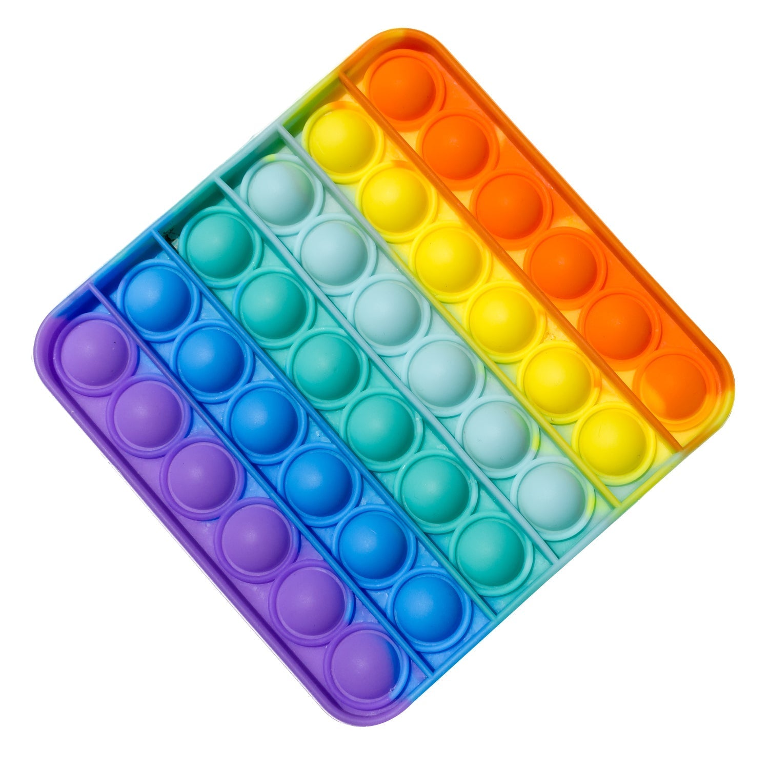 4478 Square Popit Toy Special Needs Silicone Stress Relief Toy For Kids & Adult All Use Toy