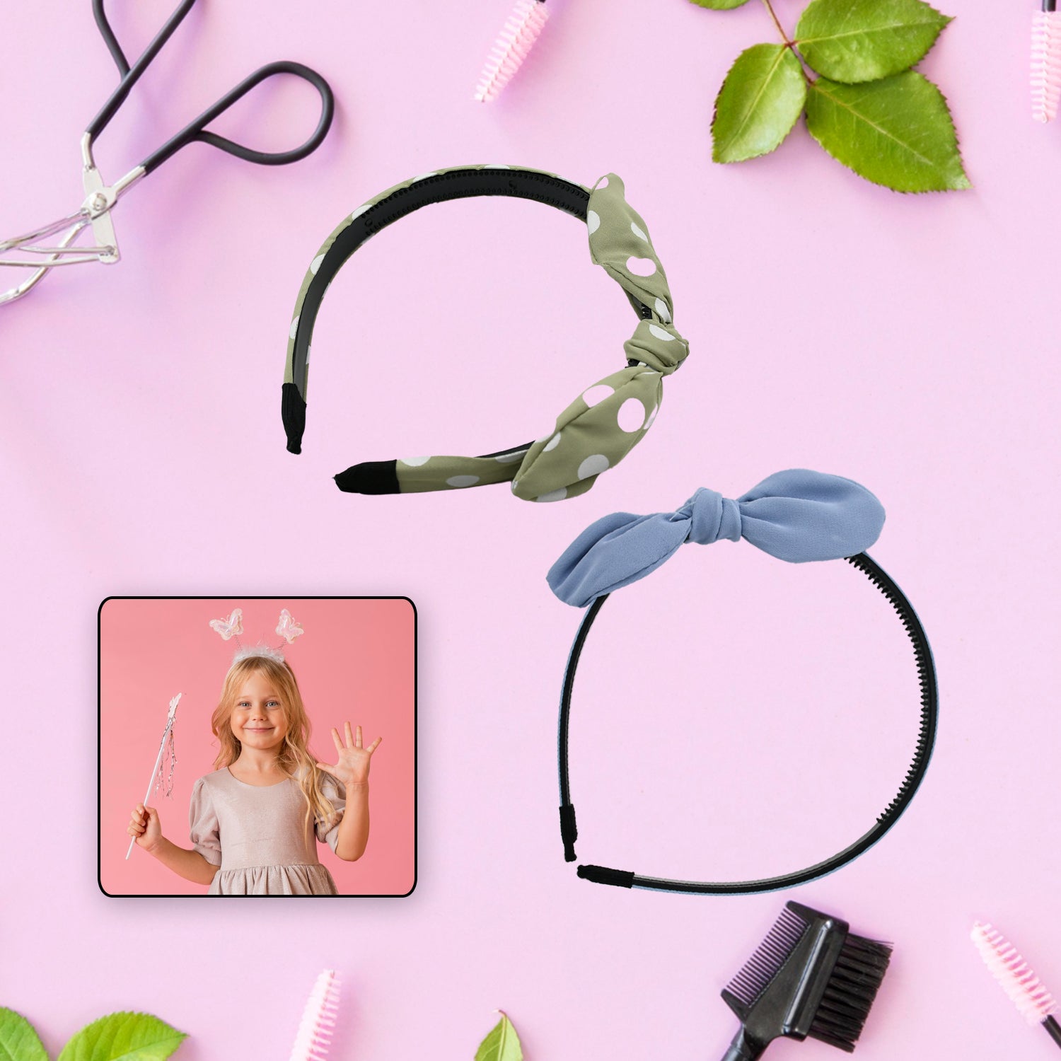 12632 Stylish Hair Accessories, Hairband / Headband for Baby Girls / Women / Hair Band Stretch Hair Accessories for Women Girls Hair Accessories Multicolor / Mix Designs