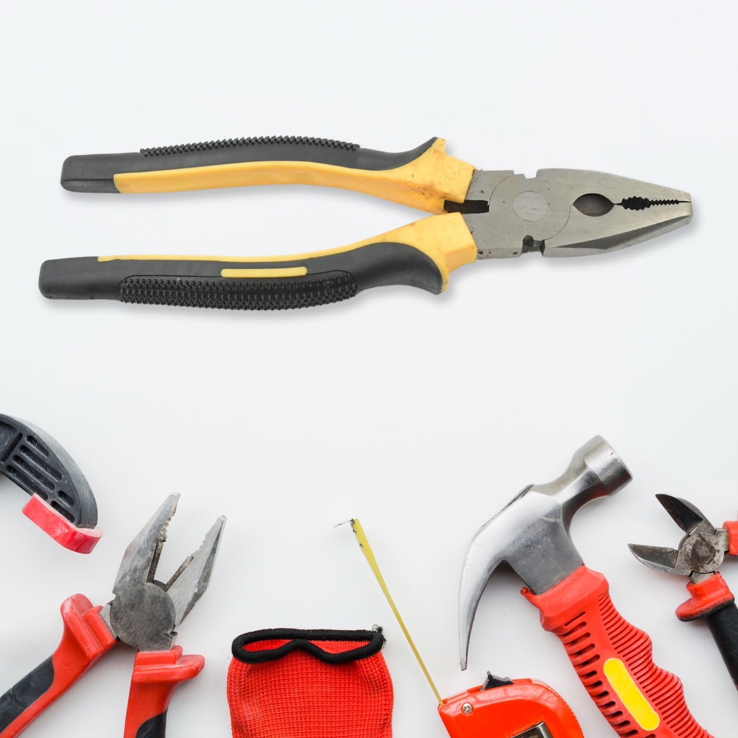 1698 Wire Beading Featured Repair Tool Serrated reliable efficacy Jaws Combination Cutting Plier, Sturdy Steel Combination Plier for Home & Professional Use 1pc