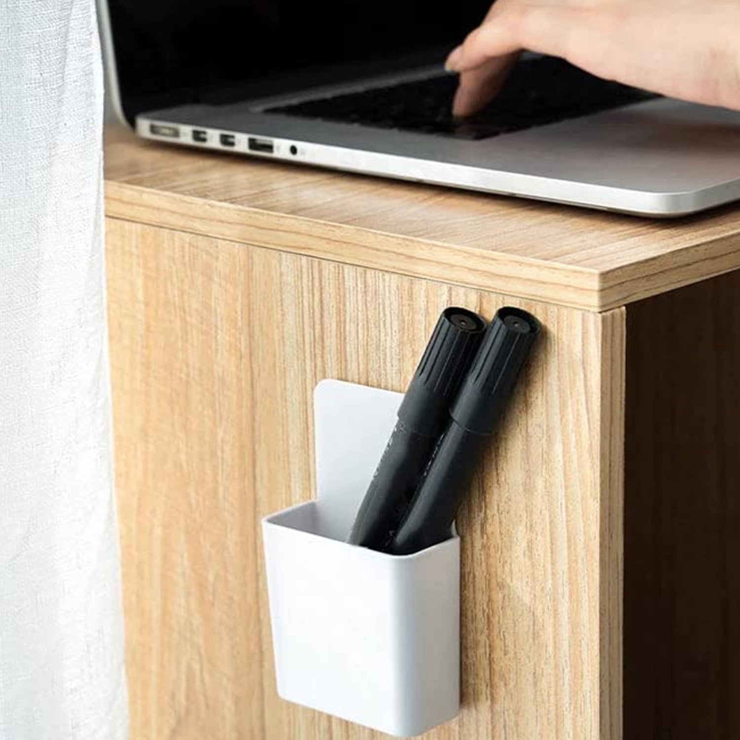 8485 Multipurpose Plastic Wall Mounted Remote & Mobile Holder Stand – (Pack of 4)