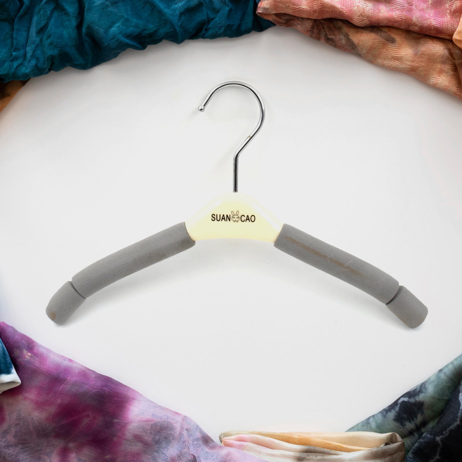 Solid Sponge Hanger Non-Slip Hanger Home No Trace Clothes Hanging Pants Clip Clothing Store Hangers, Clothes Hanger for Closet Wedding Dress Women, Men, Children Clothing (1 Pc / Mix Color)