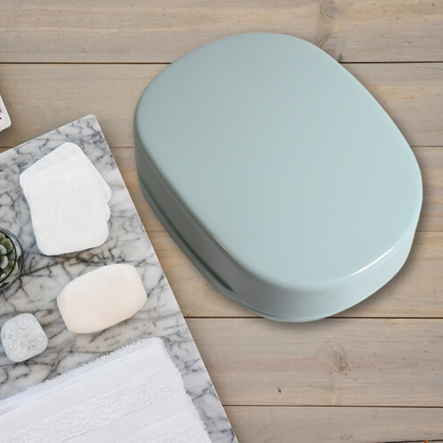 17677 Soap Container, Soap Box Household Kitchen and Bathroom Can Use PP Material Drain Box, Soap Dish, for Bathroom Shower Home Outdoor Camping (1 Pc)