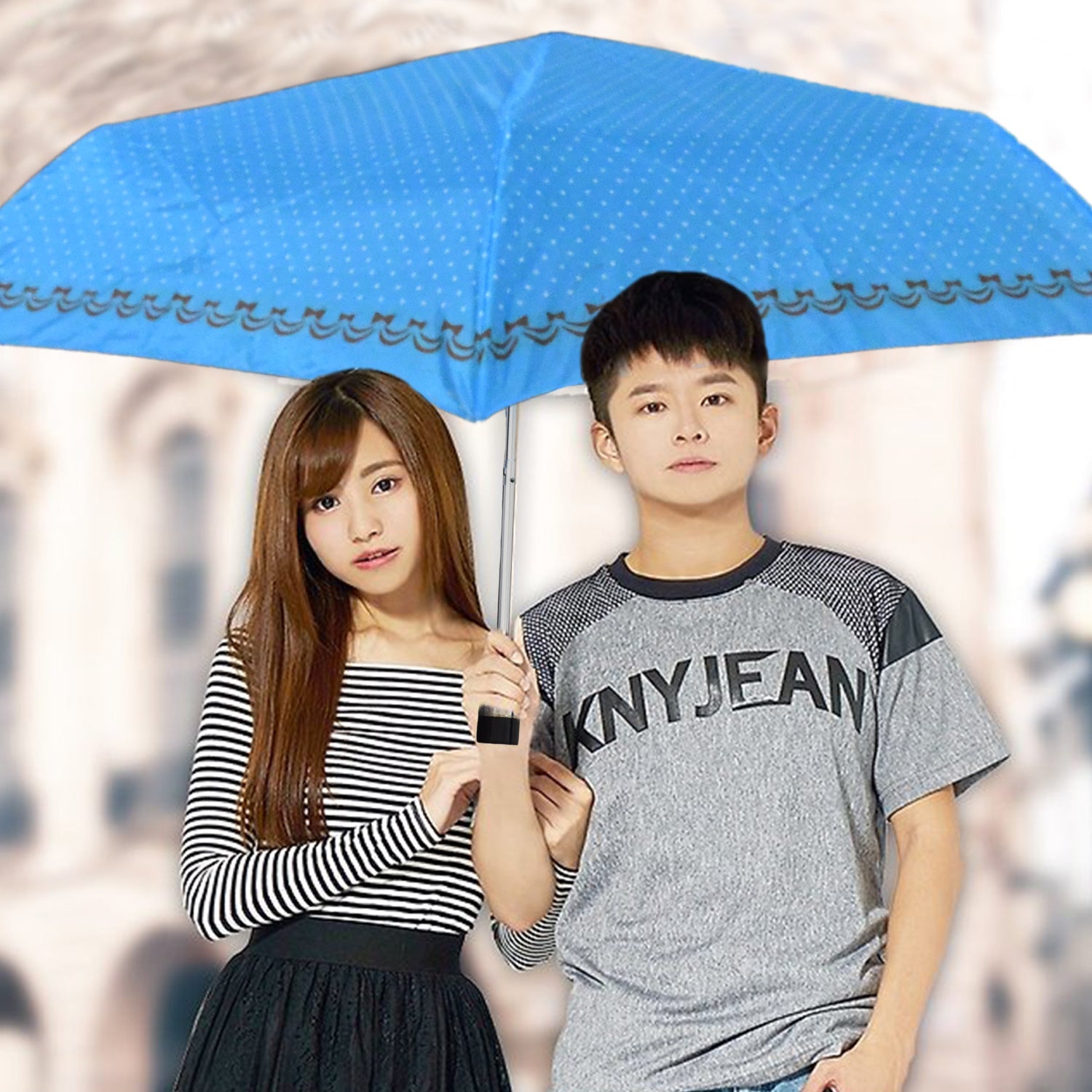 3-Fold Sun Protective Solid Foldable Outdoor Umbrella, Portable Sun, UV Protection Lightweight Rain Umbrella For Girls, Women, Men, Boys (1 pc)