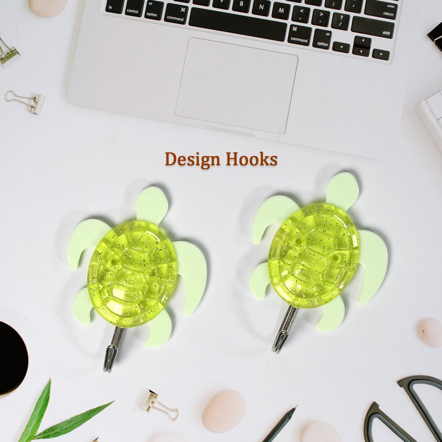 4505 TURTLE STRONG ADHESIVE HOOK WALL HOOKS HIGH QUALITY PREMIUM HOOK FOR HOME , OFFICE , & MULTIUSE HOOK ( 1 PKT )